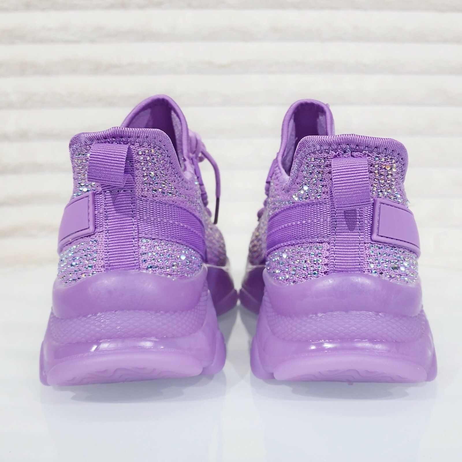 Other Frey Purple Jelly Sole Slip On Pull Tie Comfy Running Shoes Size US 8 / IT 38 - 4 Thumbnail