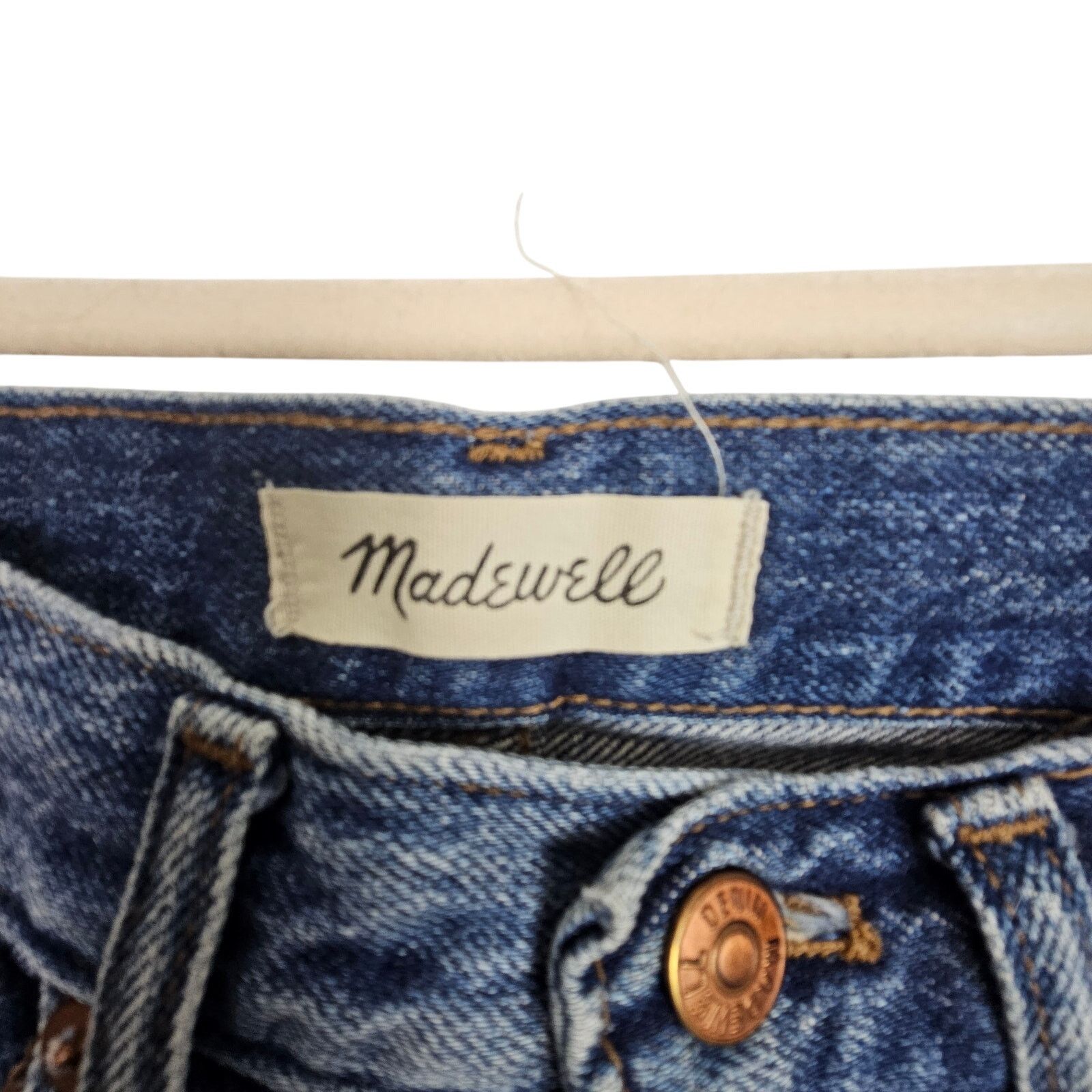 Madewell Madewell Womens The Momjean High Waist Sz 27 Denim Pants Size 27" / US 4 / IT 40 - 5 Thumbnail