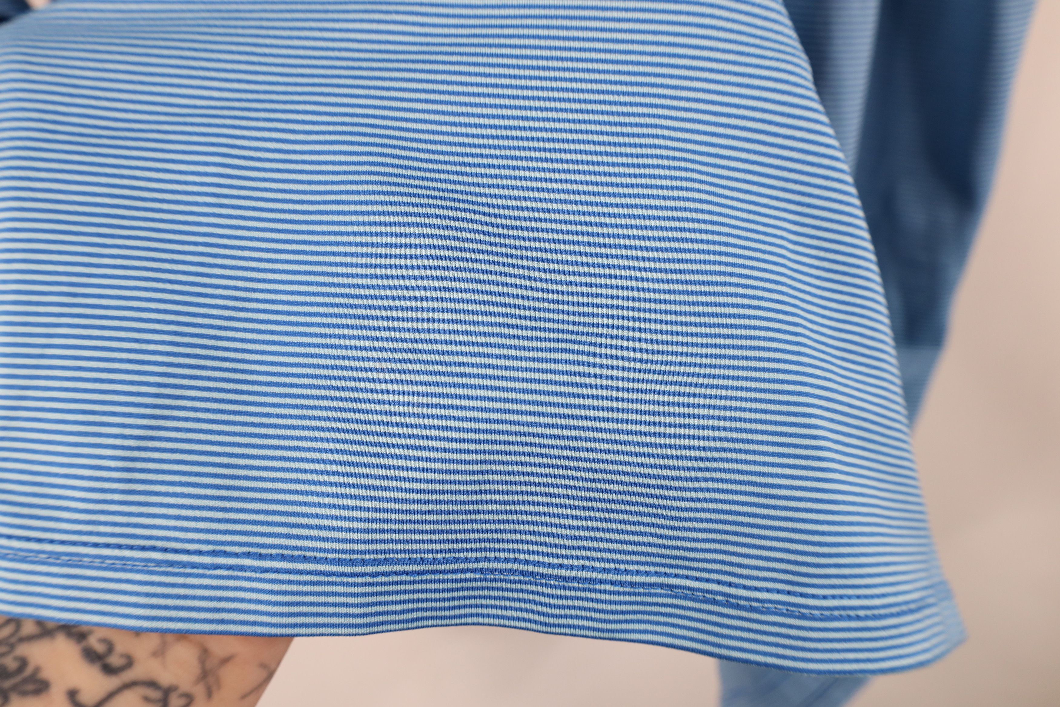 KJUS Kjus Striped Stretch Short Sleeve Golf Polo Shirt Blue Size US L / EU 52-54 / 3 - 6 Thumbnail