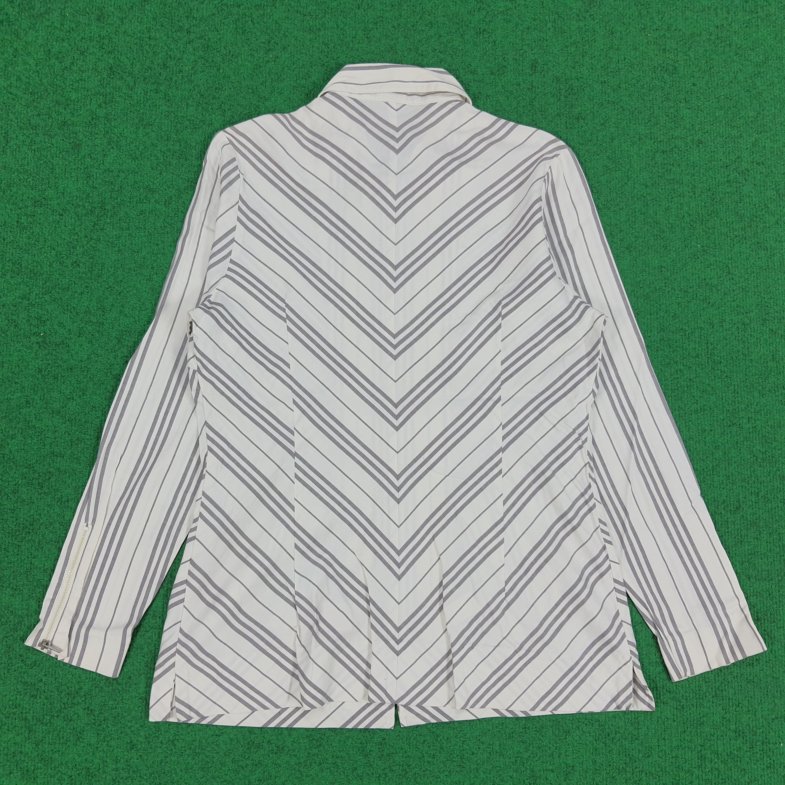 Burberry × Vintage Vintage Burberry London Striped shirt Size S / US 4 / IT 40 - 3 Thumbnail