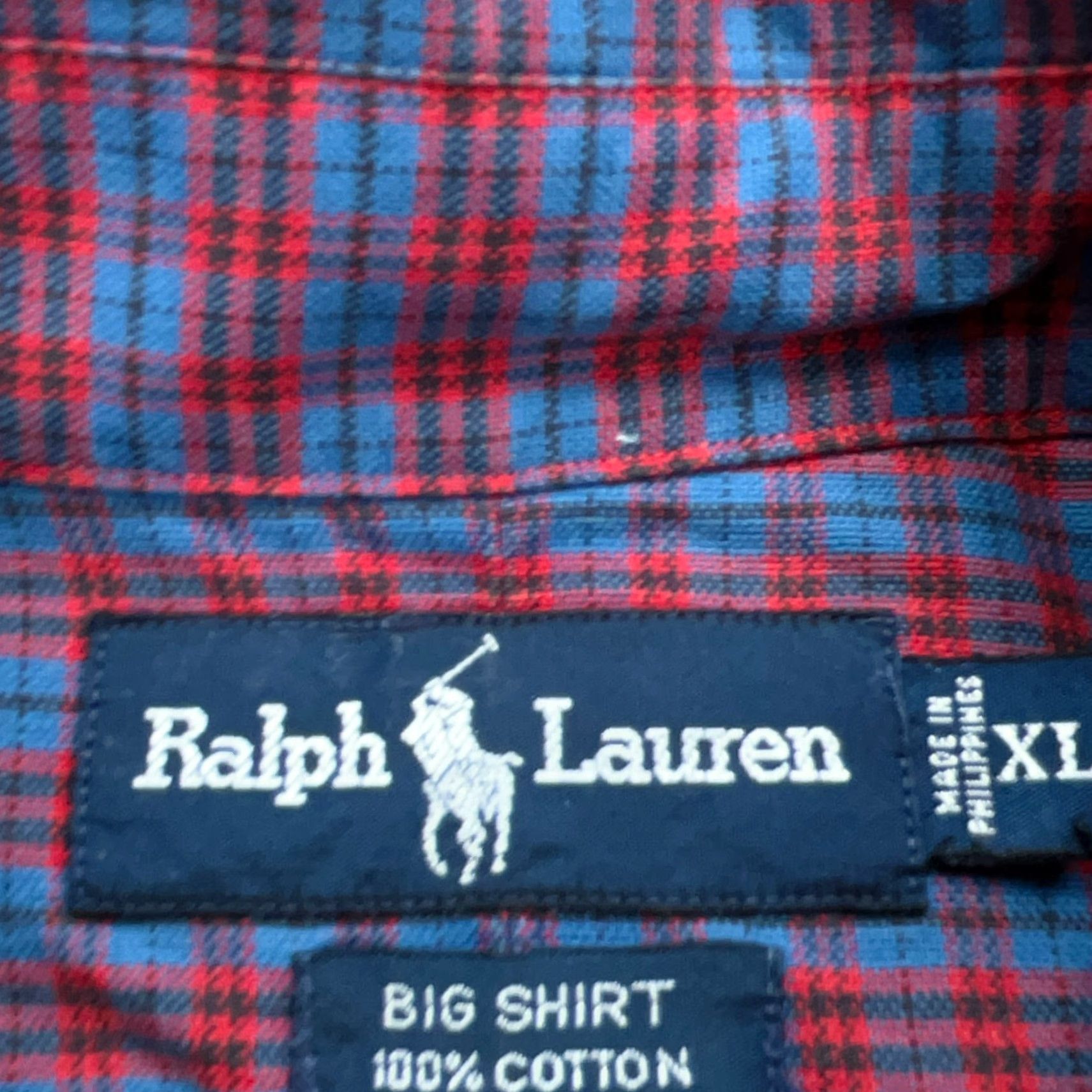 Ralph Lauren Ralph Lauren Shirt Men XL Red Multi Plaid Button-Up Classic Fit Oxford Cloth Pony, Button-Front, Long Sleeve, Collared Size US XL / EU 56 / 4 - 7 Thumbnail