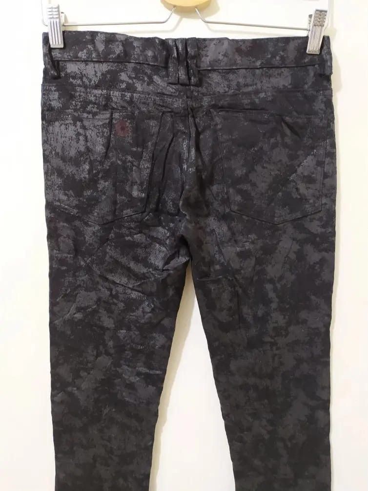 Attachment × Japanese Brand Made in Japan Attachment Skinny black silver design Jeans Size US 27 - 6 Thumbnail