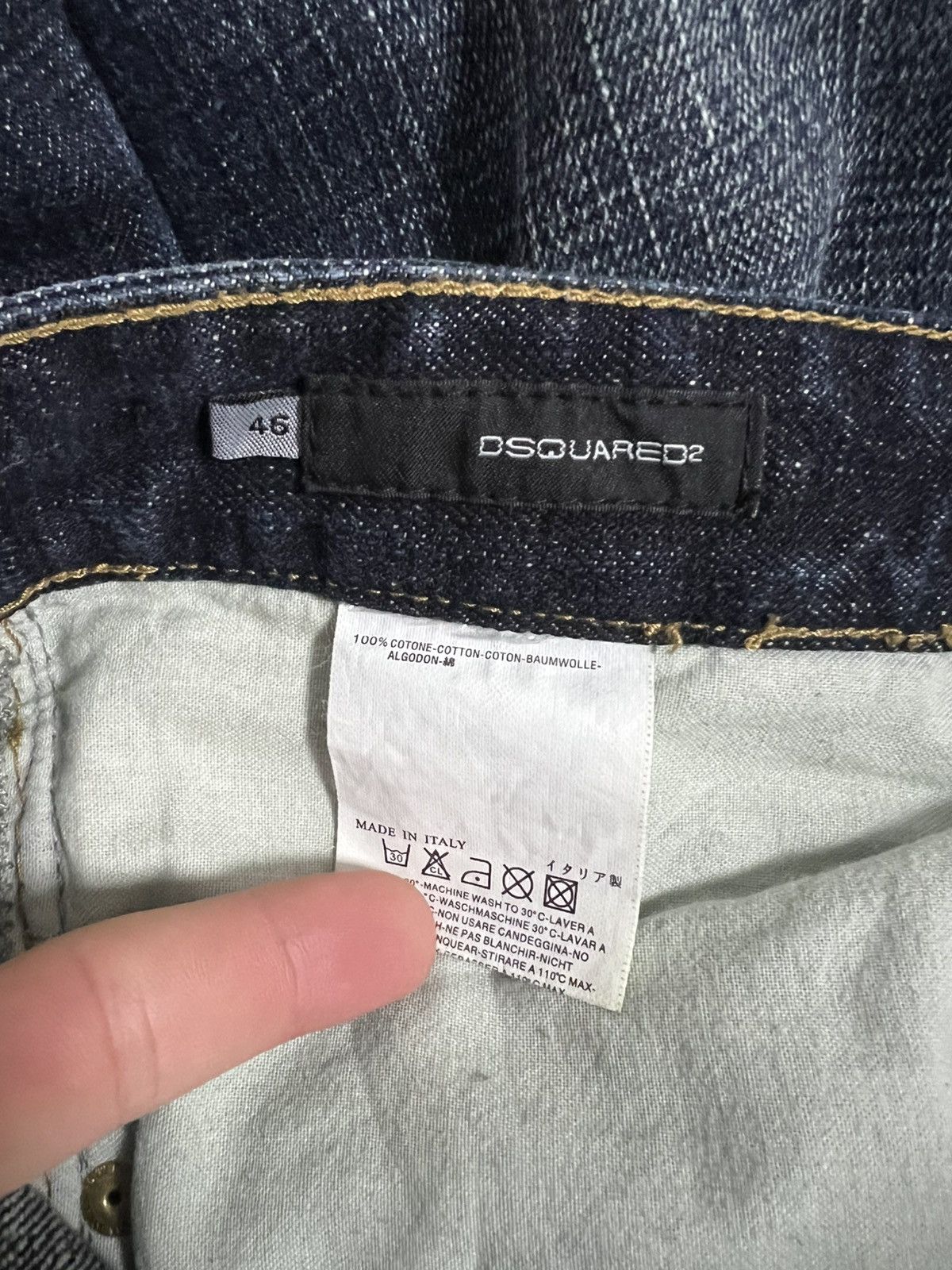 Dsquared2 Denim jeans dsquared2 L rare tartan Size 32" / US 10 / IT 46 - 2 Thumbnail