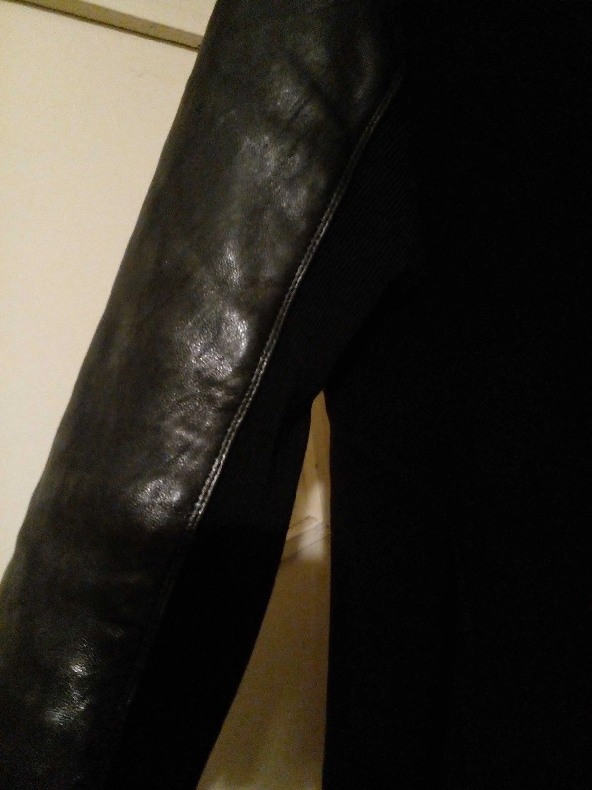 Rick Owens Rick Owens Cashmere Leather Coat Size US S / EU 44-46 / 1 - 4 Thumbnail