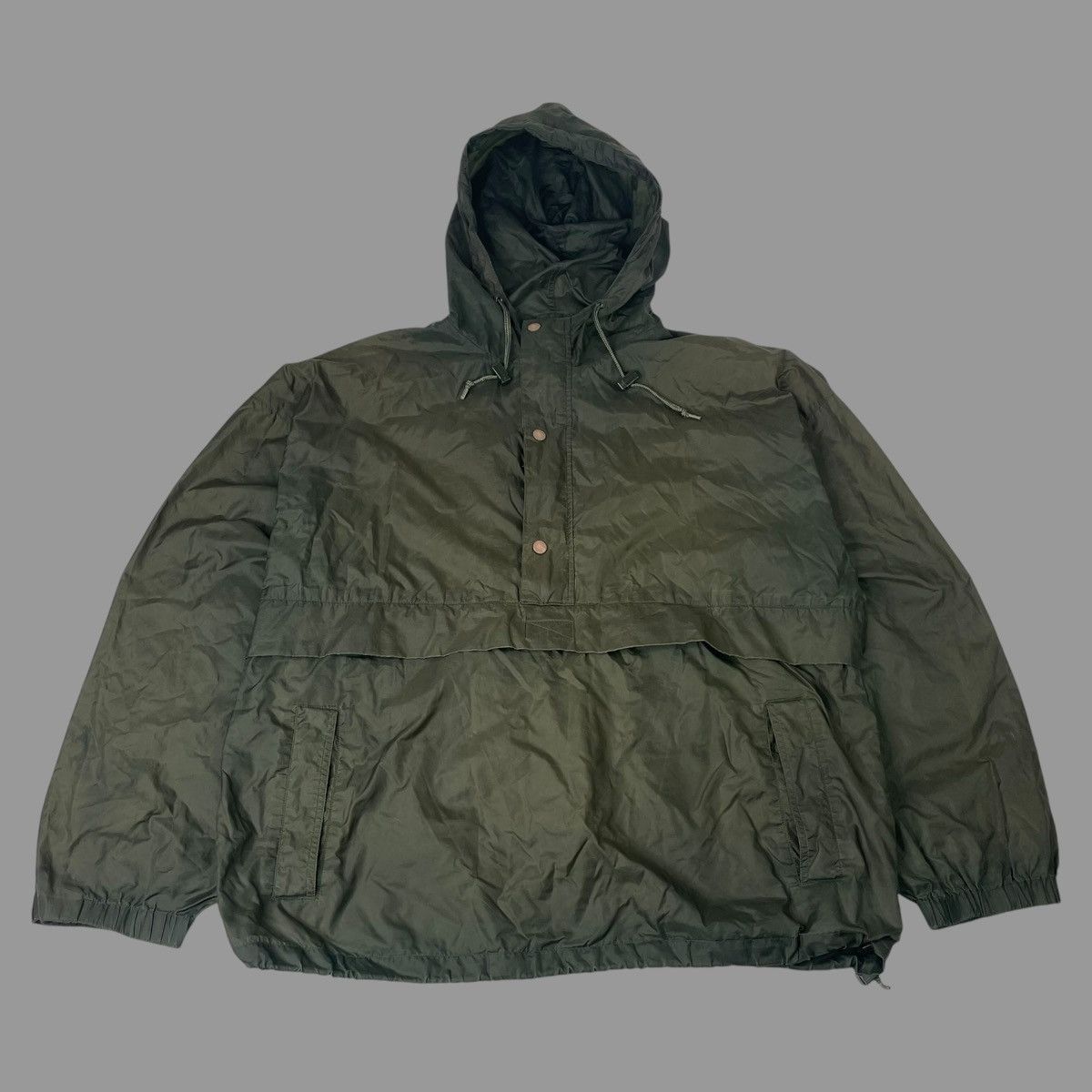 Vintage Vintage 90s faded anorak pullover jacket Size US L / EU 52-54 / 3 - 1 Thumbnail