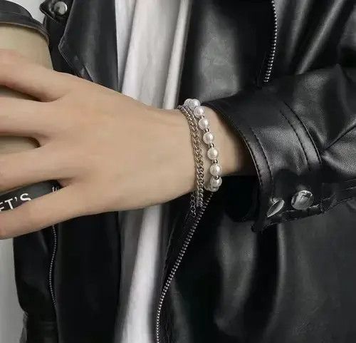 Jewelry × Vintage Bracelet Pearl Size ONE SIZE - 2 Thumbnail