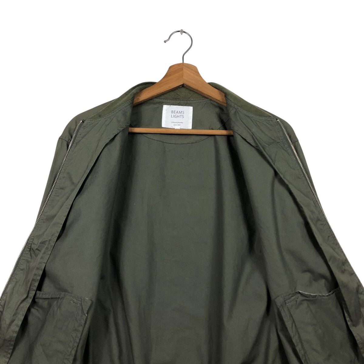 Beams Plus 📌Vintage Bomber Jacket Beams Light Military Design Size US L / EU 52-54 / 3 - 15 Thumbnail