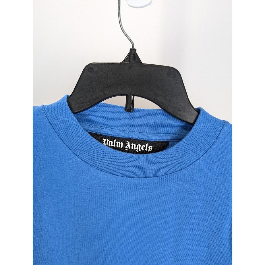 Palm Angels o1rshd1 Marine Logo Over T-Shirt in Blue / White Size US M / EU 48-50 / 2 - 5 Thumbnail