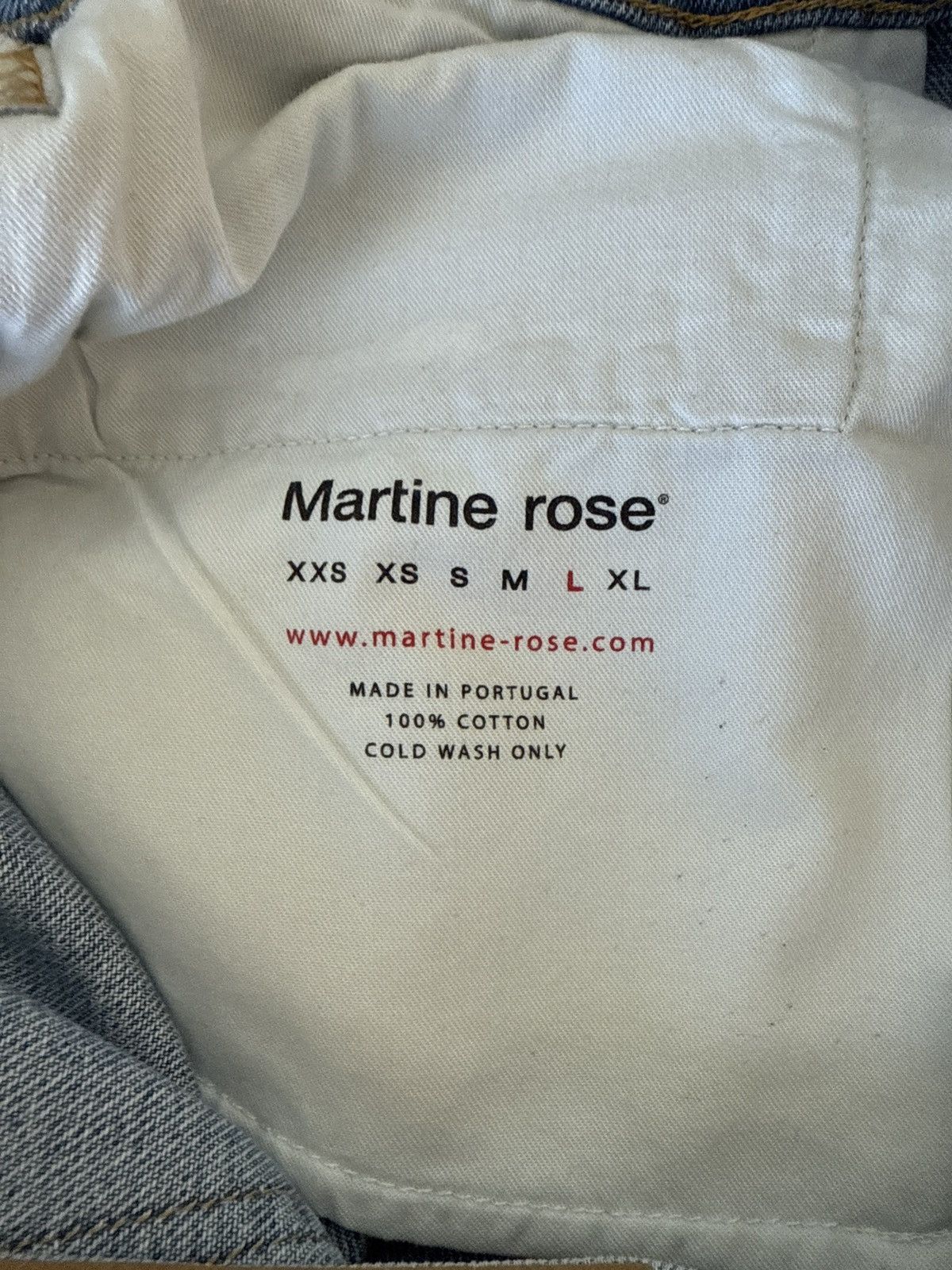 Martine Rose Martine Rose Extended Wide Leg Jeans Size US 33 - 9 Thumbnail