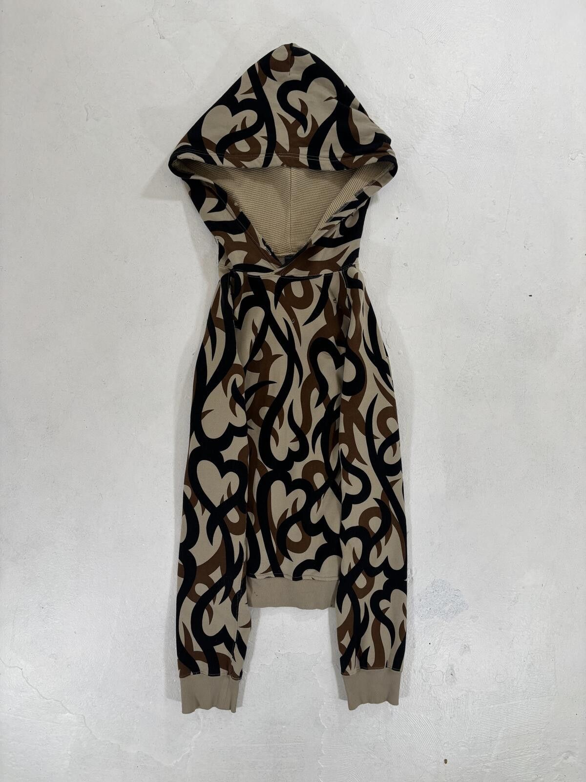Number (N)ine Number Nine heart tribal hoodie | Grailed