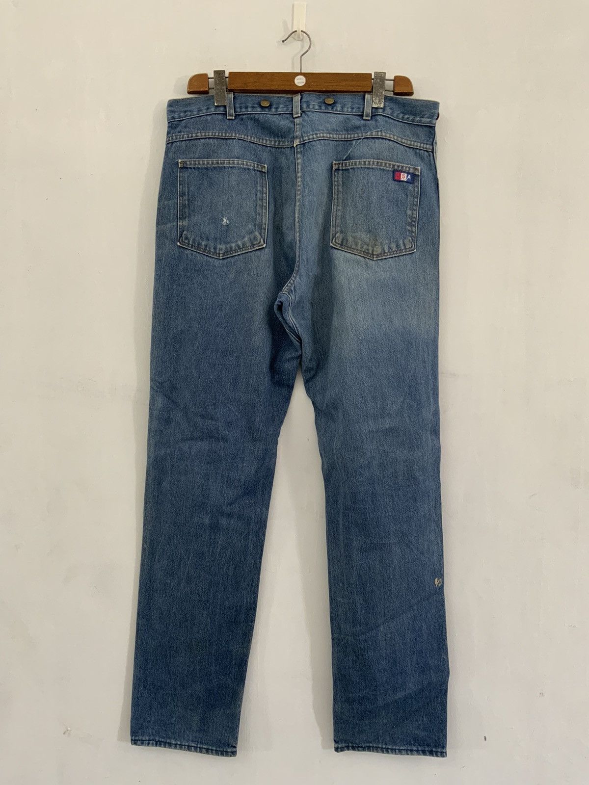 Unsound Rags Diamond Guest Sapko USA Work Vintage Denime Jeans Size US 38 / EU 54 - 7 Thumbnail