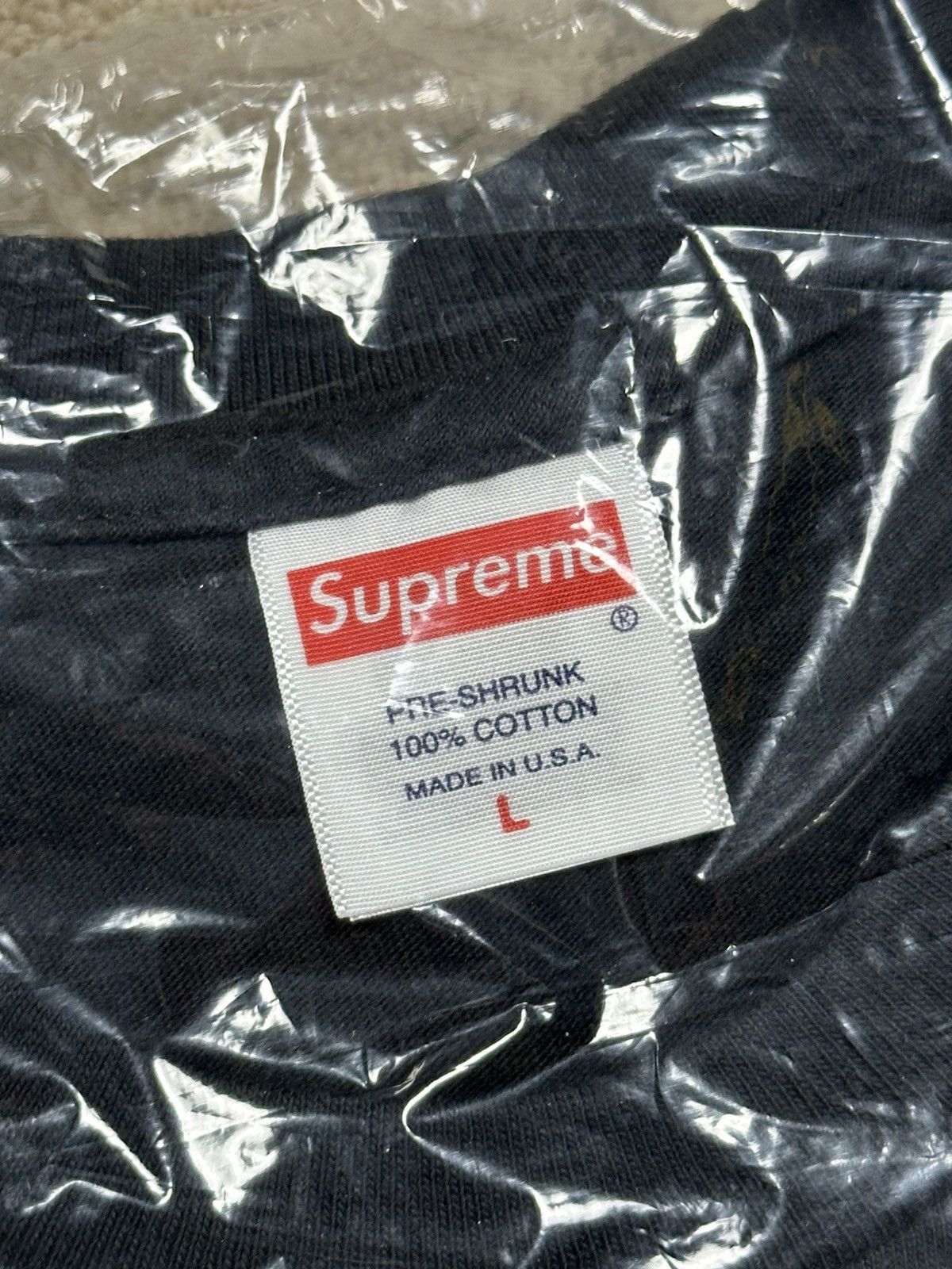 Supreme Supreme Tunnel Tee - Black - L - SS24 Size US L / EU 52-54 / 3 - 5 Thumbnail