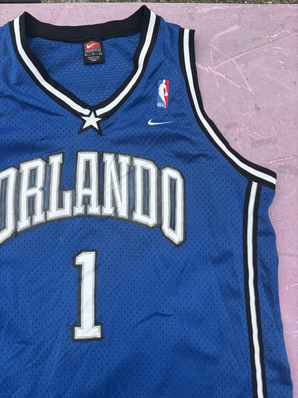 Nike Vintage Nike Orlando Magic Tracy McGrady NBA Jersey Size US L / EU 52-54 / 3 - 3 Thumbnail