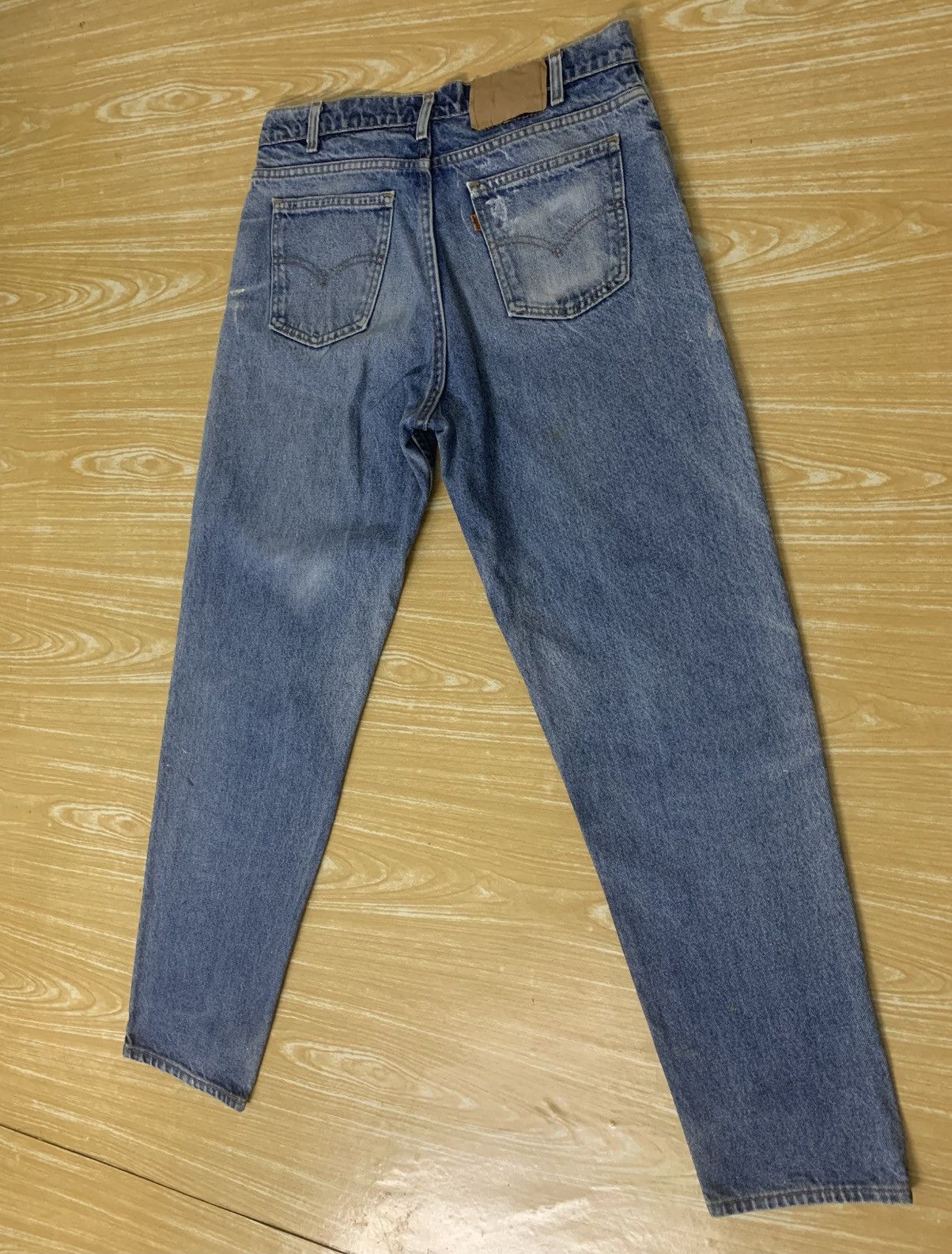 Levi's Vintage painted & dirty Levi’s Orange Tab Made In USA Size US 32 / EU 48 - 7 Thumbnail