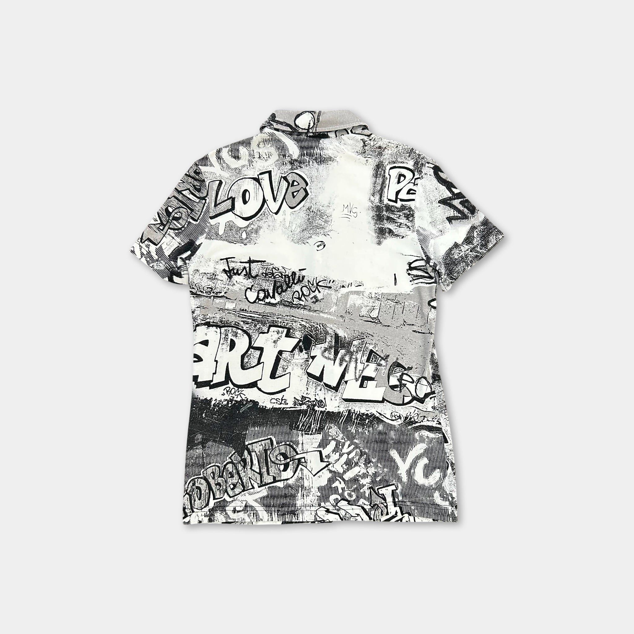 Roberto Cavalli Just Cavalli Graffiti Shirt Size US M / EU 48-50 / 2 - 5 Thumbnail