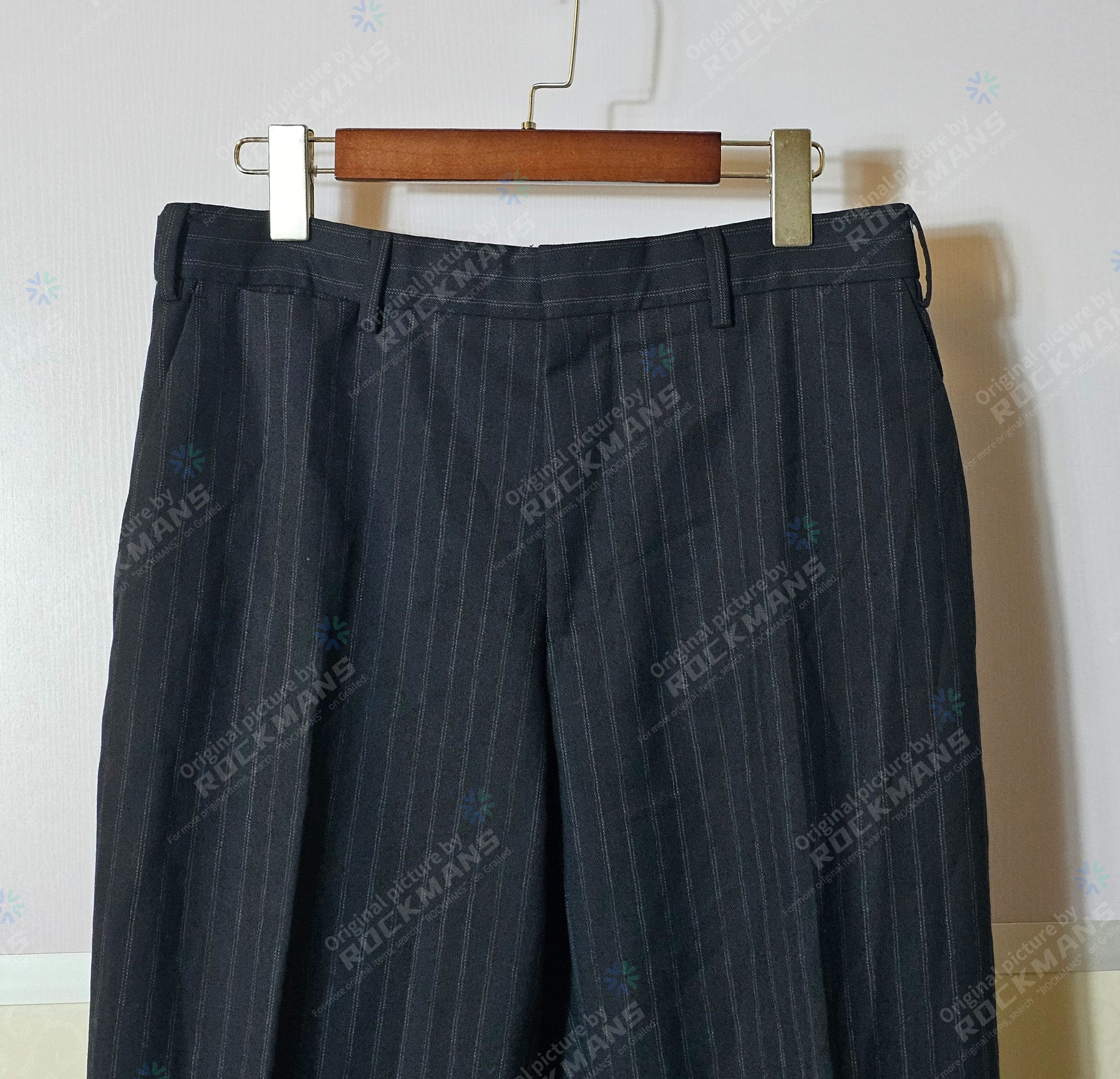 Dries Van Noten Dries Van Noten Men's Wool Pants Size 48 Fits Like 46 Size US 32 / EU 48 - 2 Thumbnail