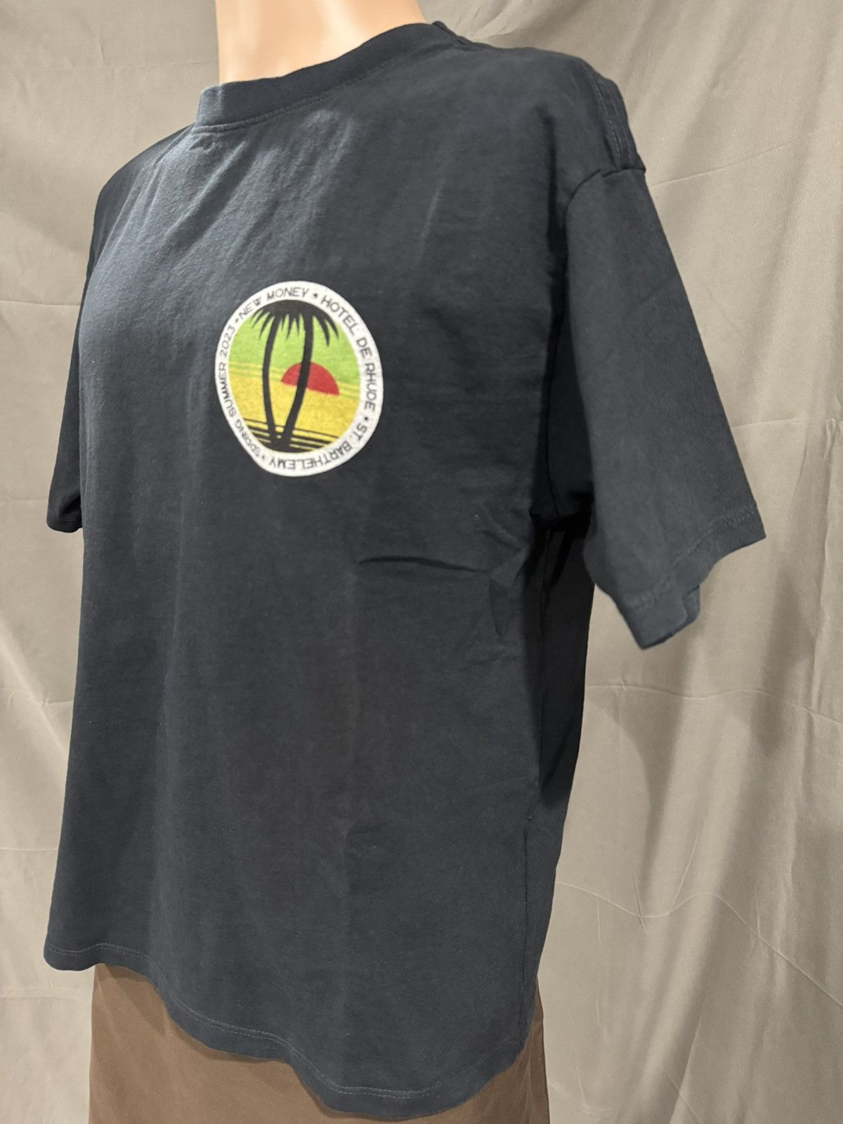Rhude RHUDE New Money Tee Shirt Black size XS NWT Size US XS / EU 42 / 0 - 4 Thumbnail