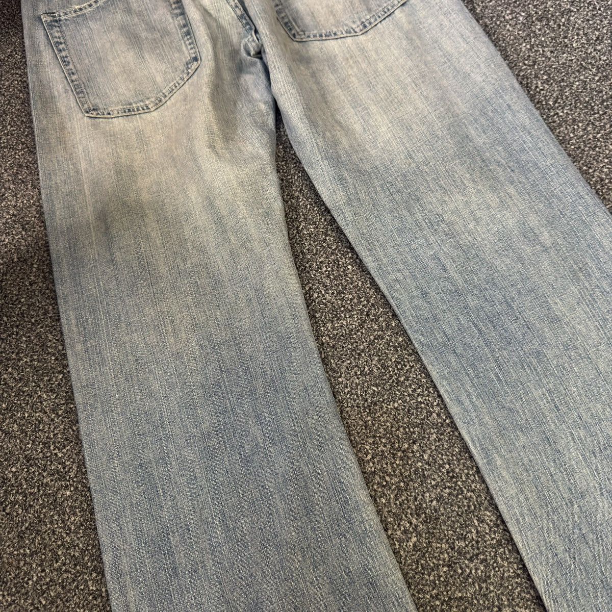 Undercover × Uniqlo 🔥🇯🇵 90s Flared S003 Uniqlo Faded Distressed Dirty Wash Denim Size US 32 / EU 48 - 10 Thumbnail