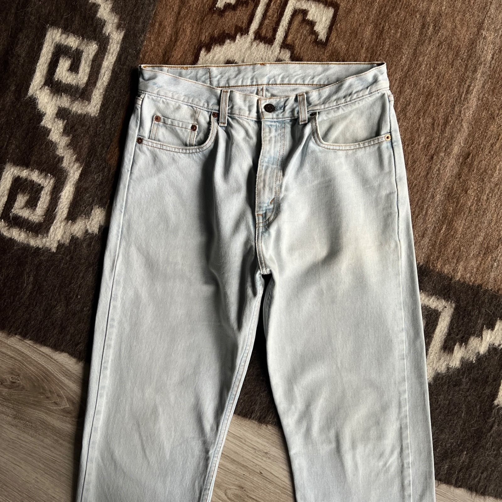 Levi's Levi’s 615 Orange Tab Vintage Light Wash Jeans 9820AC Size US 32 / EU 48 - 5 Thumbnail
