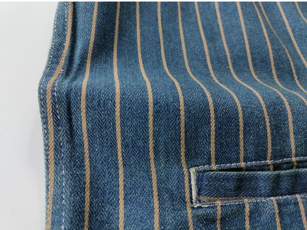 Japanese Brand × Vintage Retro Denim Vest Washed Size US XXL / EU 58 / 5 - 5 Thumbnail