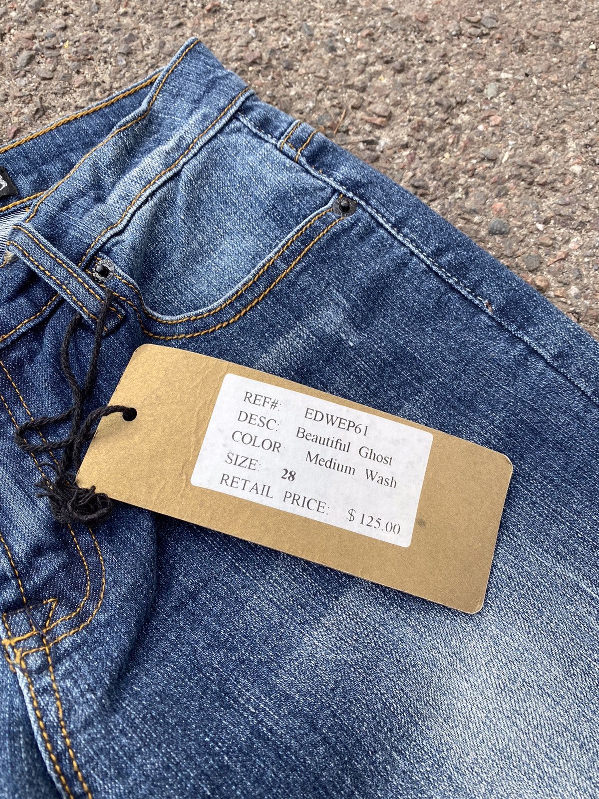Ed Hardy Vintage Flare Ed Hardy Flared Denim Jeans y2k Size 27" / US 4 / IT 40 - 5 Thumbnail