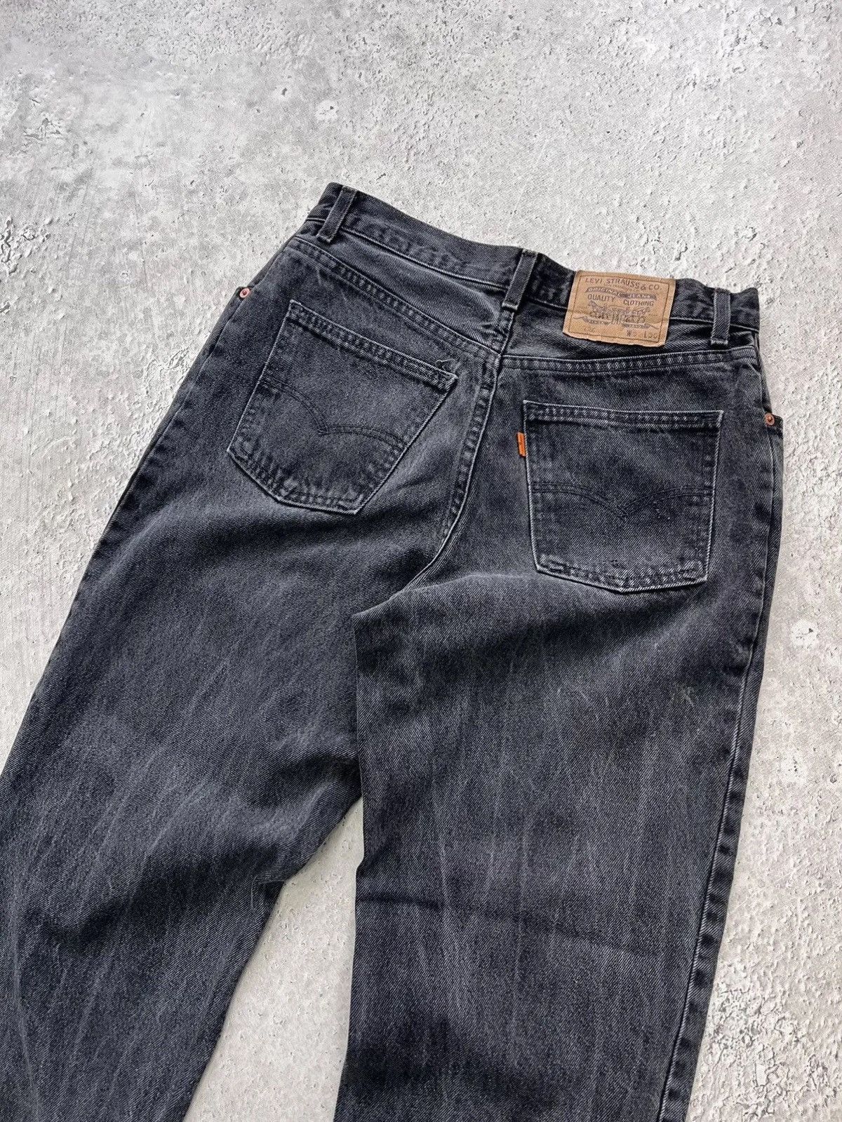 Levi's Rare retro orange tab Levi’s 90s jeans pans Size US 31 - 13 Thumbnail