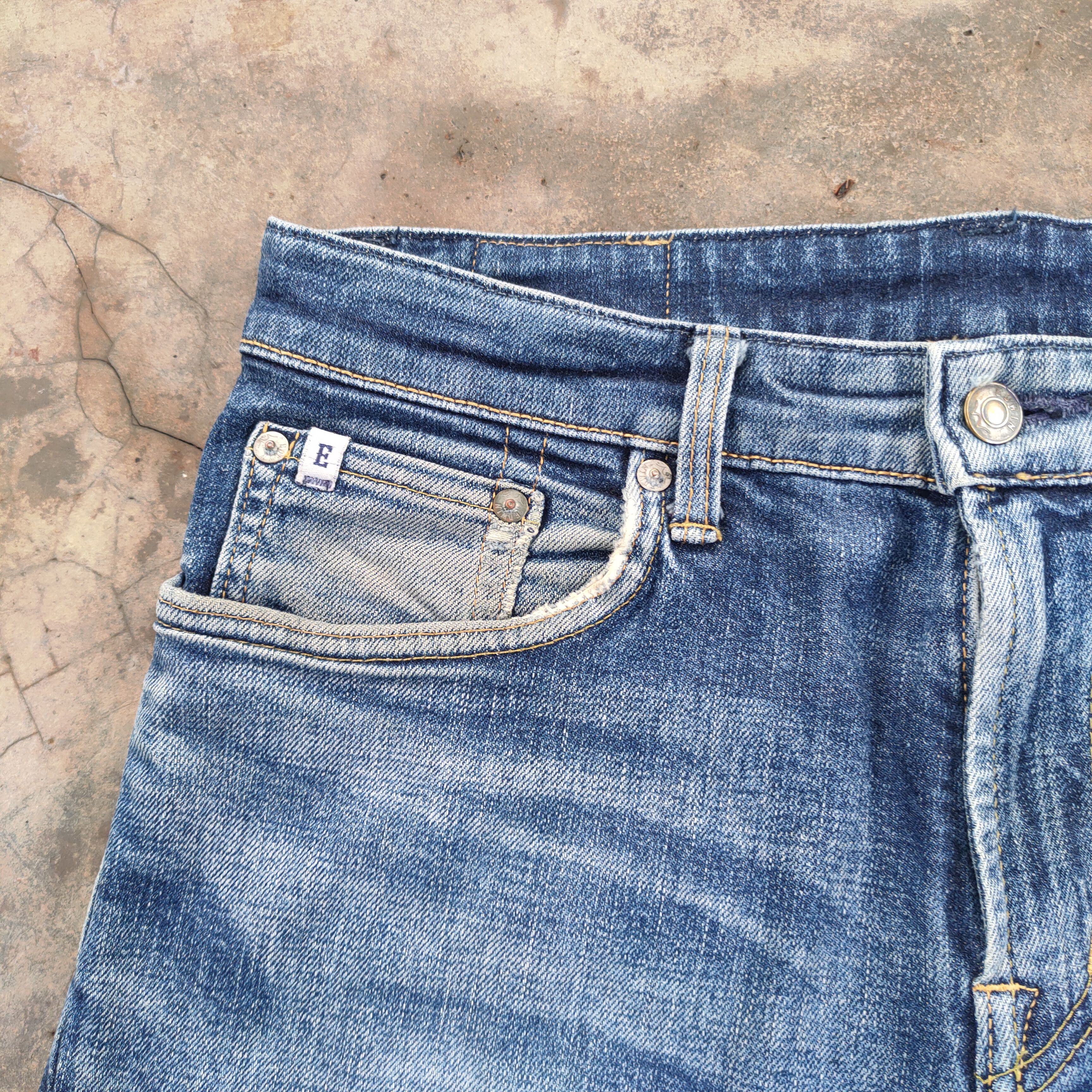 Edwin × Jean × Vintage VINTAGE EDWIN FADED RIPPED JEANS DENIM PANTS Size US 30 / EU 46 - 7 Thumbnail