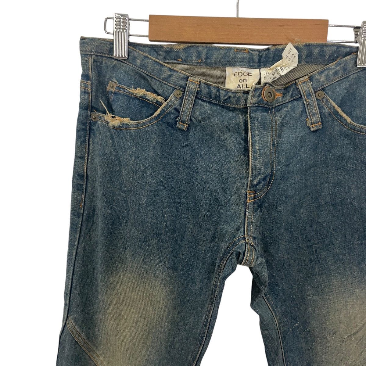 Japanese Brand Vintage Edge On All Denim Jeans Size 30" / US 8 / IT 44 - 3 Thumbnail