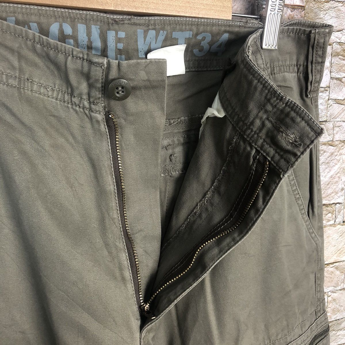Japanese Brand Vache Brown Cargo Multipocket Pants #A110 Size US 32 / EU 48 - 15 Thumbnail