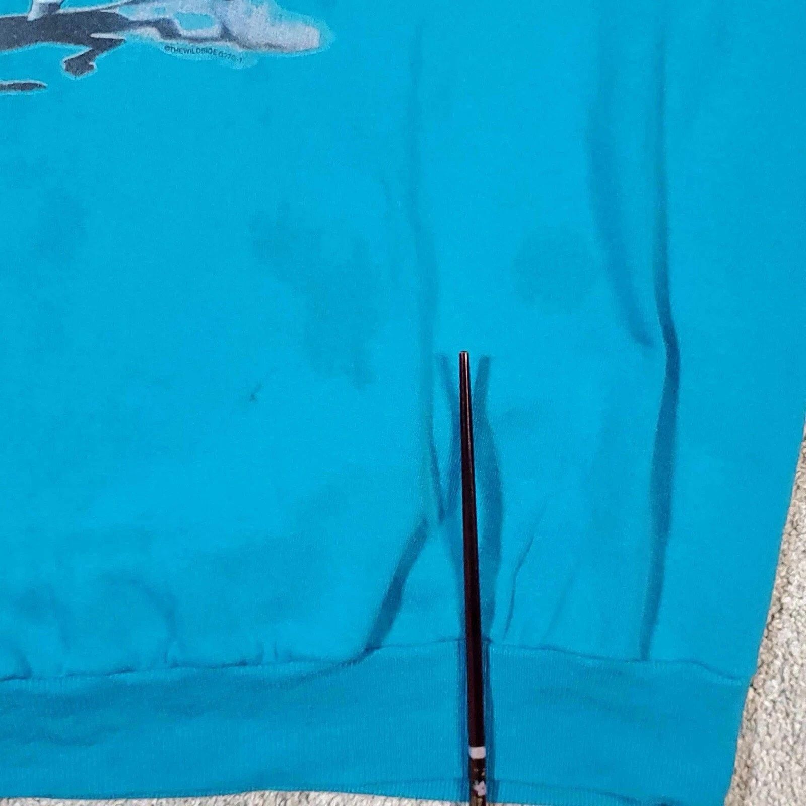 Jerzees Vintage 90s Horse Graphic Crewneck Blue USA Wild Mustang XL Size US XL / EU 56 / 4 - 2 Thumbnail