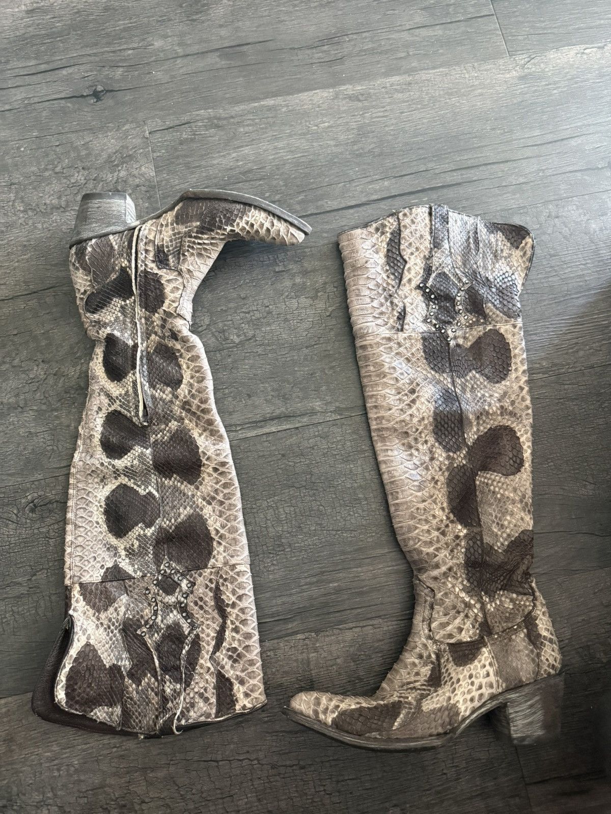 Old Gringo Old Gringo Python Snakeskin Crystal Boots Size US 8.5 / EU 41-42 - 1 Thumbnail