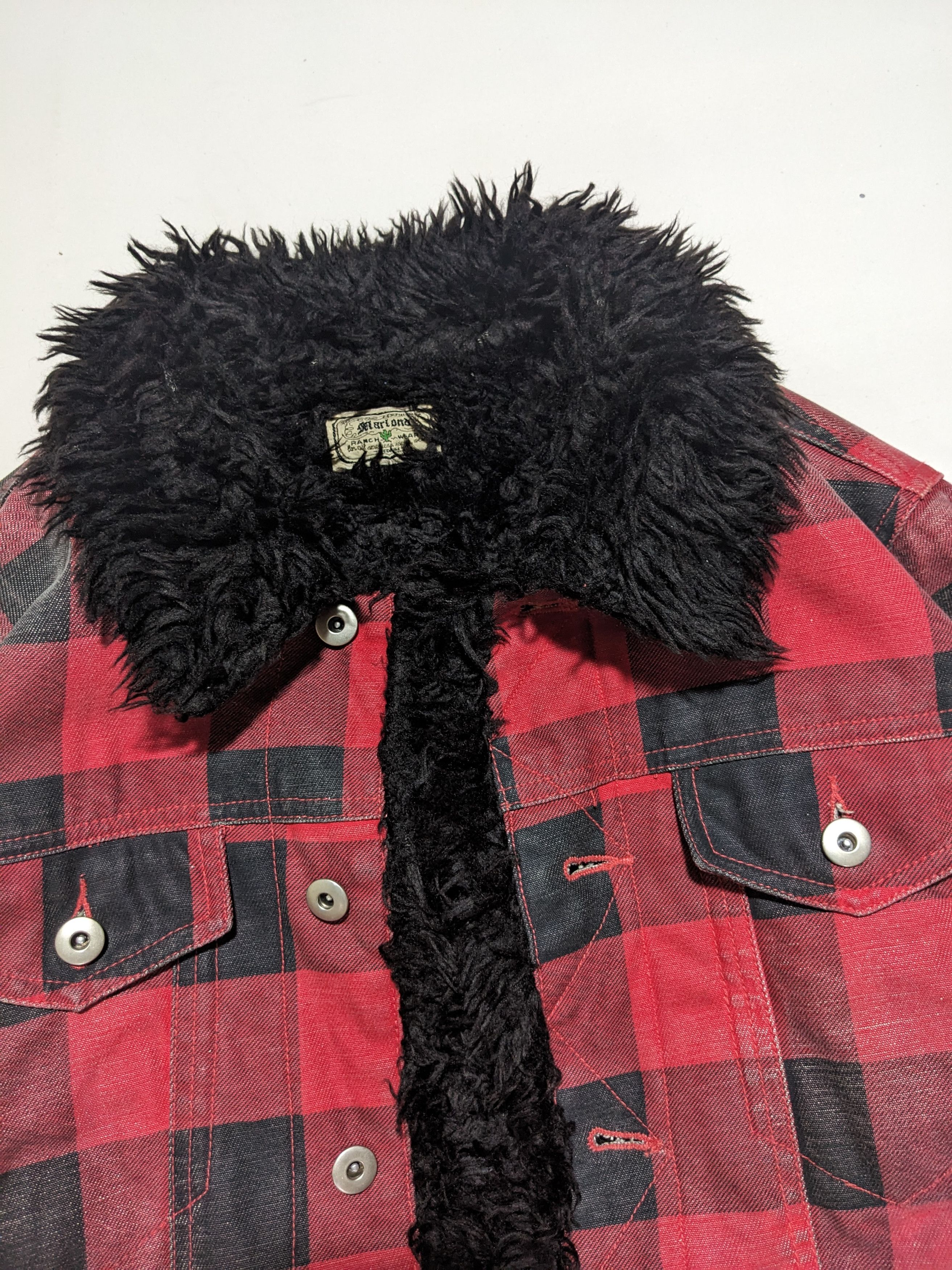 If Six Was Nine × Japanese Brand × Le Grande Bleu (L.G.B.) Vintage Mariond Ranchwear Sherpa Jacket Size US M / EU 48-50 / 2 - 2 Thumbnail