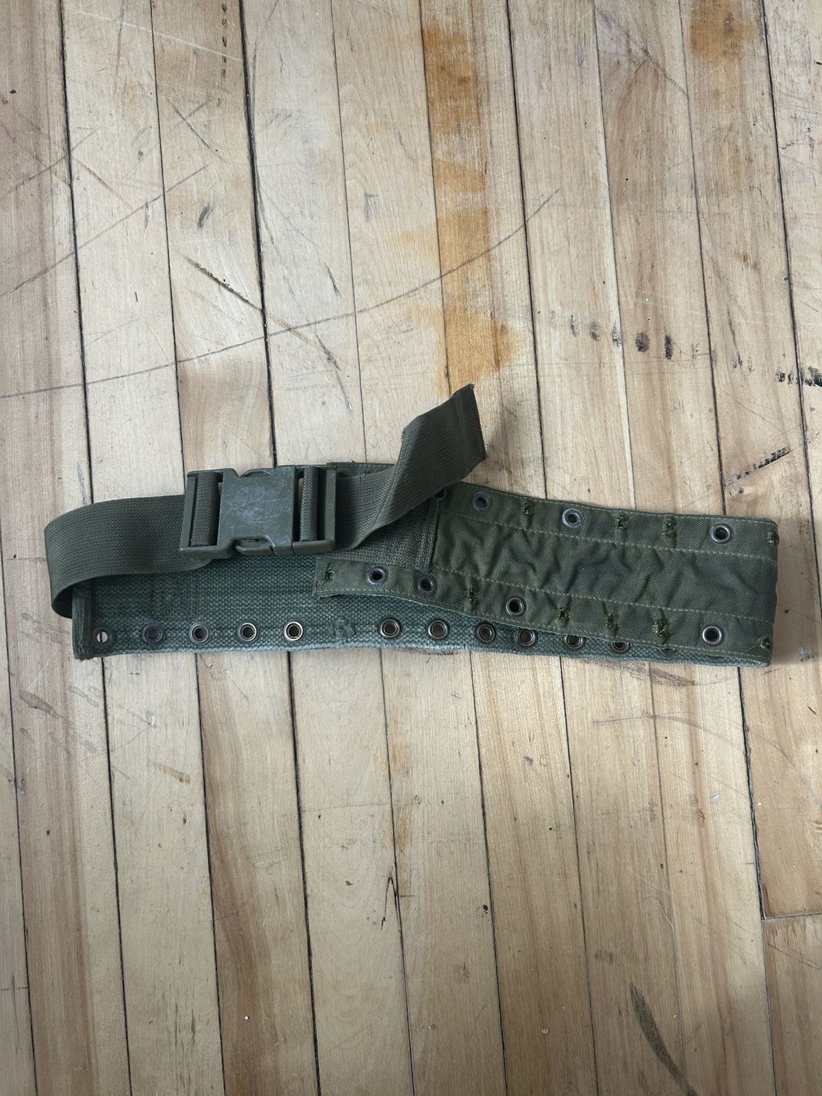Other Vintage Military Belt Wide Buckle Size ONE SIZE - 2 Thumbnail