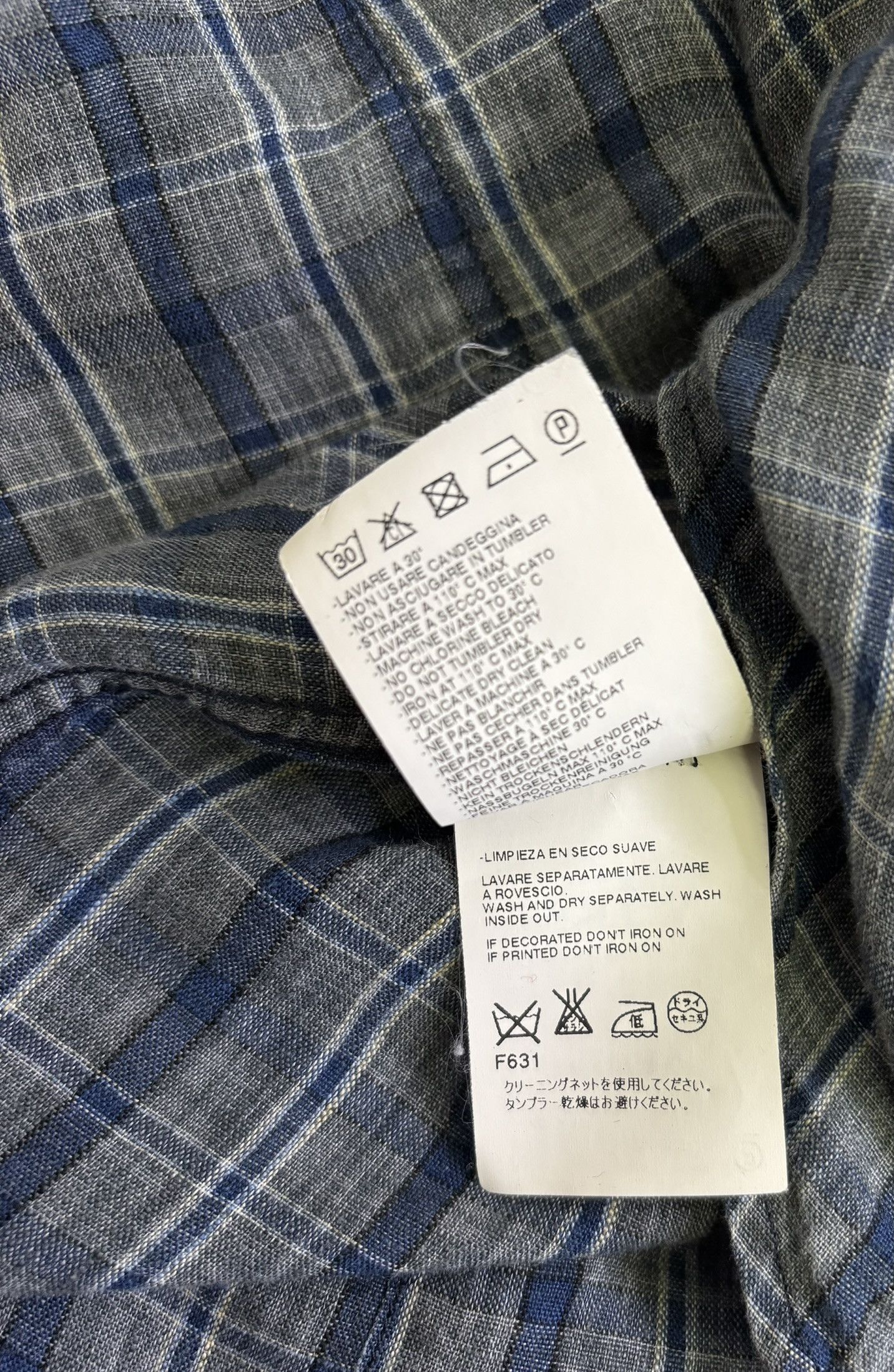 Just Cavalli Just Cavalli 100% Linen Shirt Size 48 Size US M / EU 48-50 / 2 - 14 Thumbnail