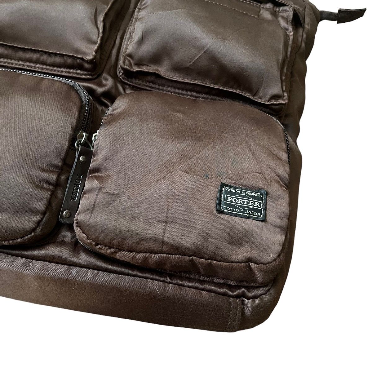 Porter Porter Multi Pocket Handle Bag Size 36 - 3 Thumbnail