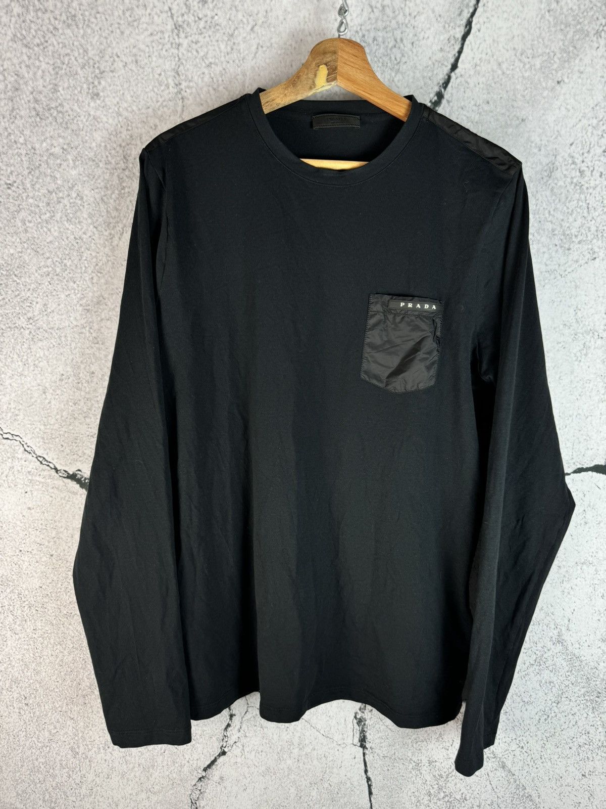トップス 90s prada long tee (s) black 90s prada long tee (s) black トップス