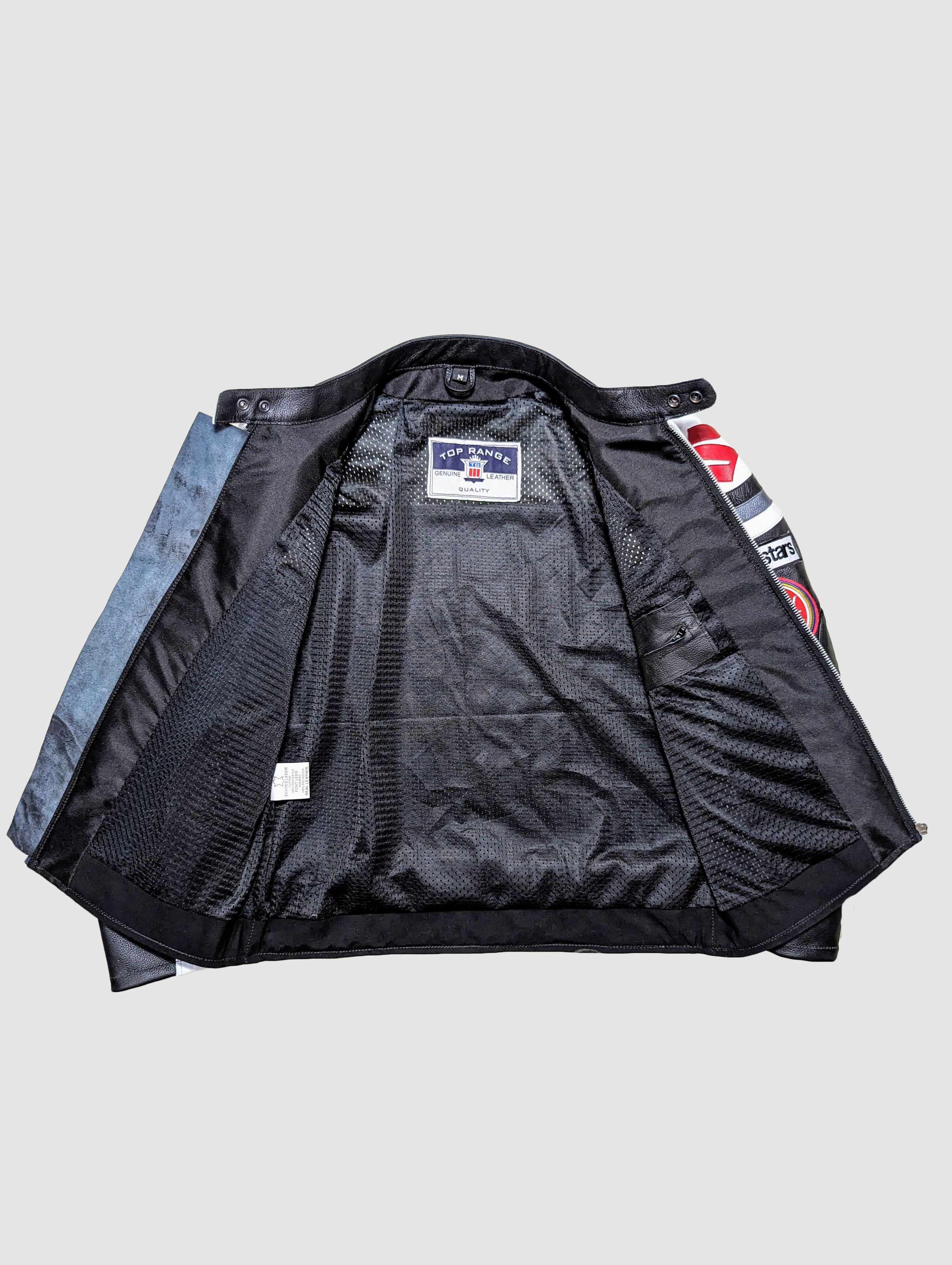 Genuine Leather LUCKY STRIKE Rare Vintage 90s Leather Jacket Size US M / EU 48-50 / 2 - 7 Thumbnail