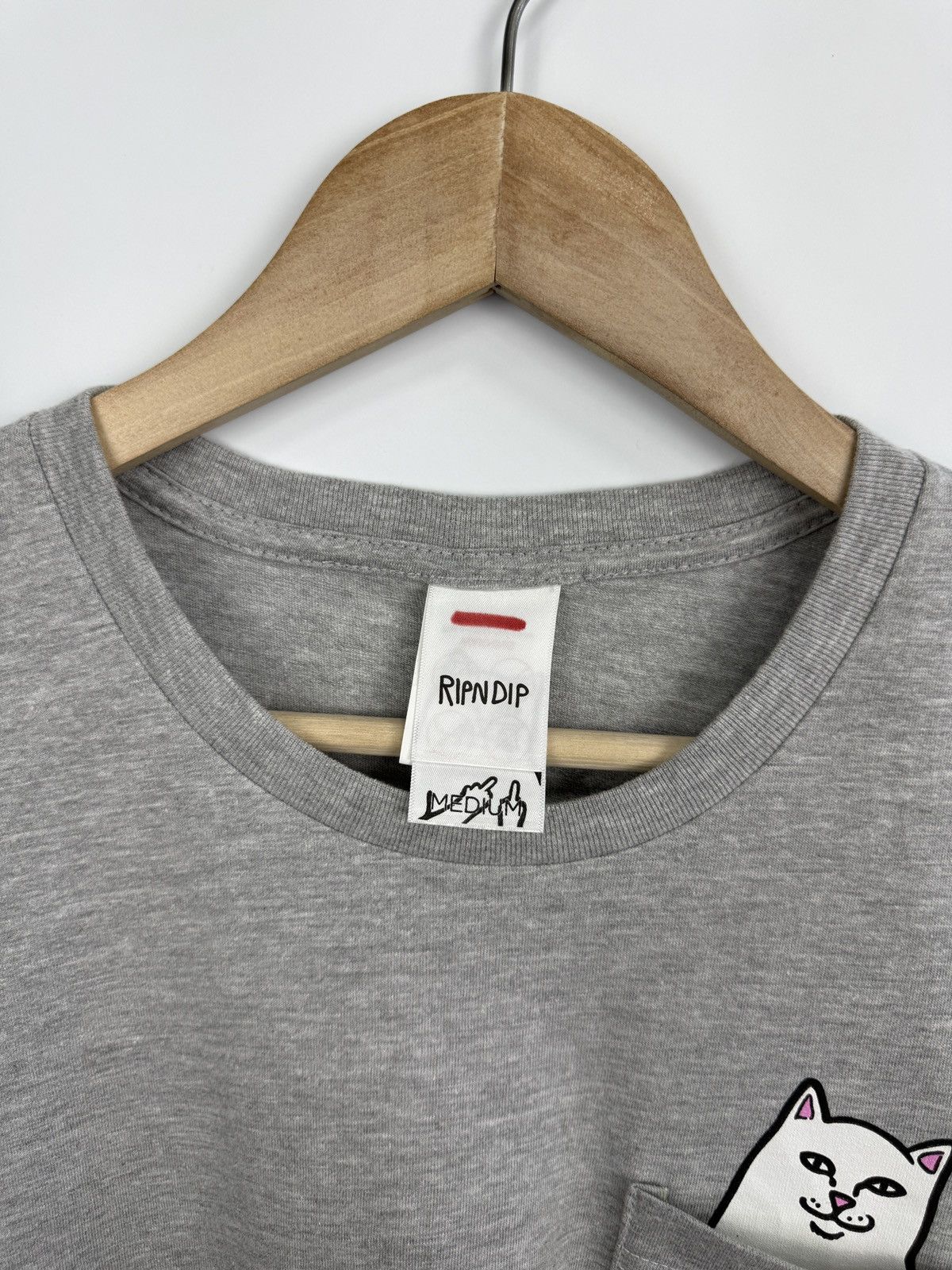 RIPNDIP NWT❗️ RIPNDIP Lord Nermal Pocket T-Shirt Cat Fack Rare Size M / US 6-8 / IT 42-44 - 7 Thumbnail
