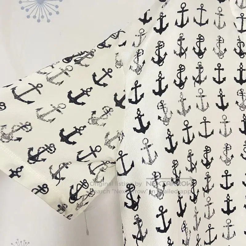 Max Mara MaxMara White Silk Printed Blouse . Size XS / US 0-2 / IT 36-38 - 5 Thumbnail