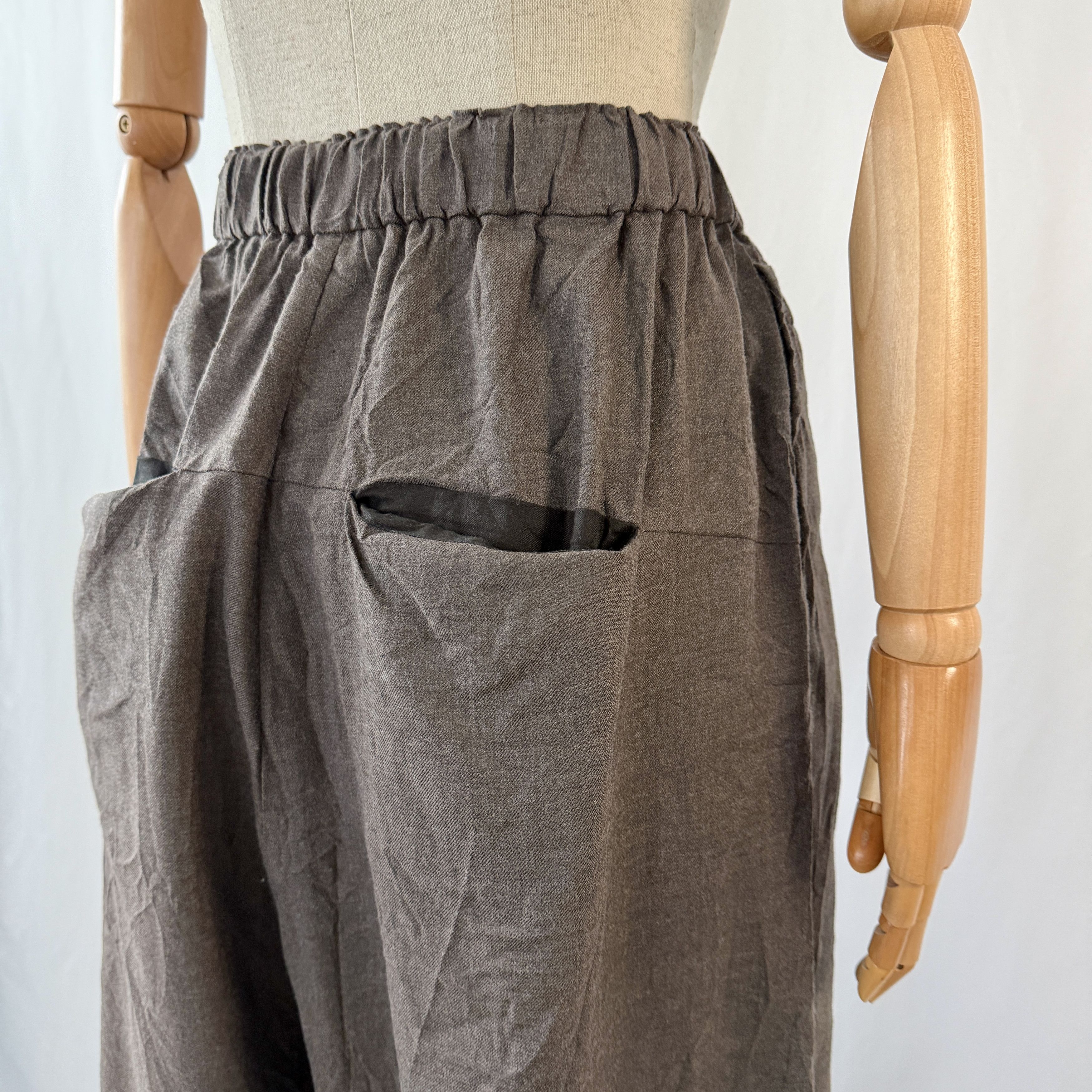 Pas de Calais PAS DE CALAIS wide-leg cropped trousers Size 26" / US 2 / IT 38 - 4 Thumbnail