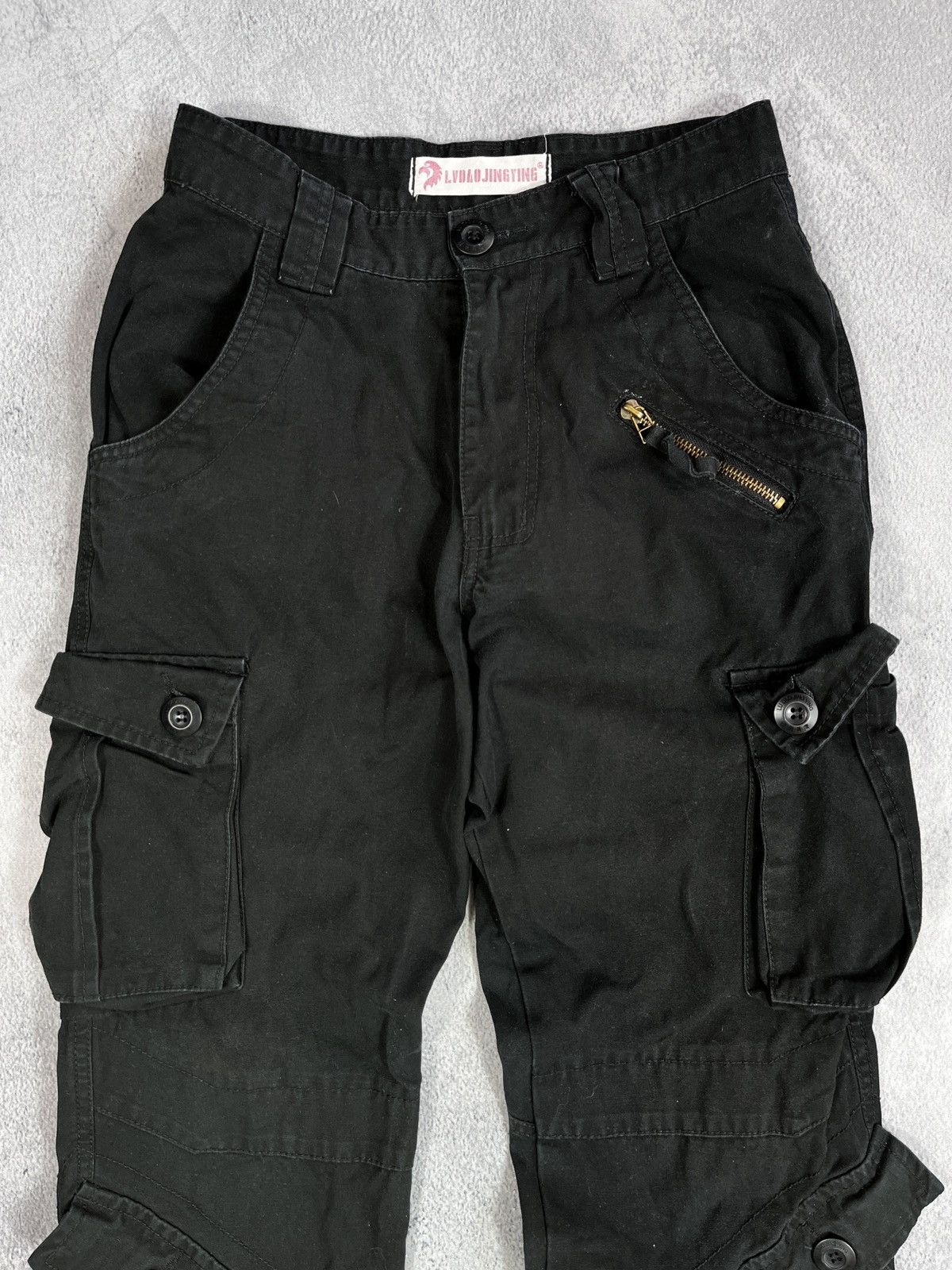 Japanese Brand × Vintage Vintage Y2K Faded cargo pants streetwear opium size XS Size 26" / US 2 / IT 38 - 2 Thumbnail