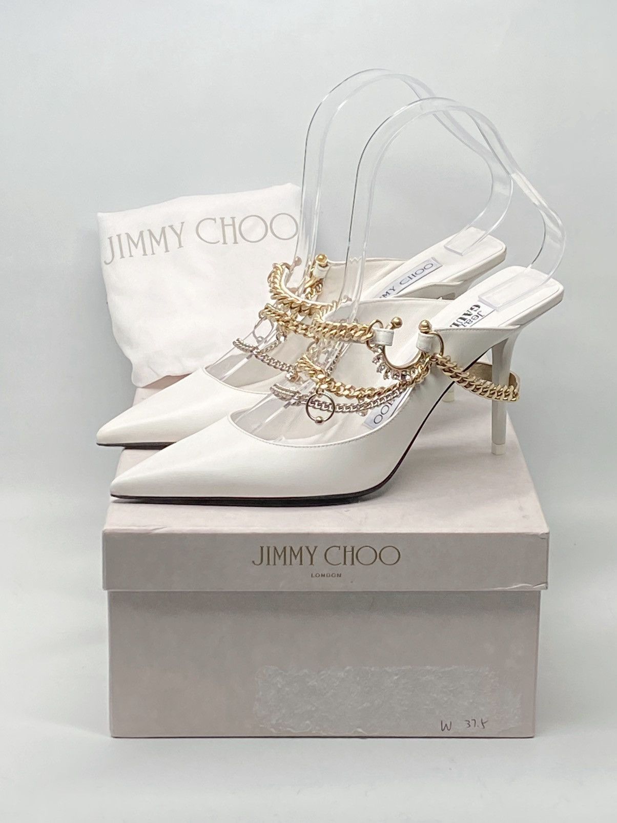 Jimmy Choo Jimmy Choo JEAN PAUL GAULTIER Bing 90MM Mules size 37.5 Size US 7.5 / IT 37.5 - 15 Thumbnail