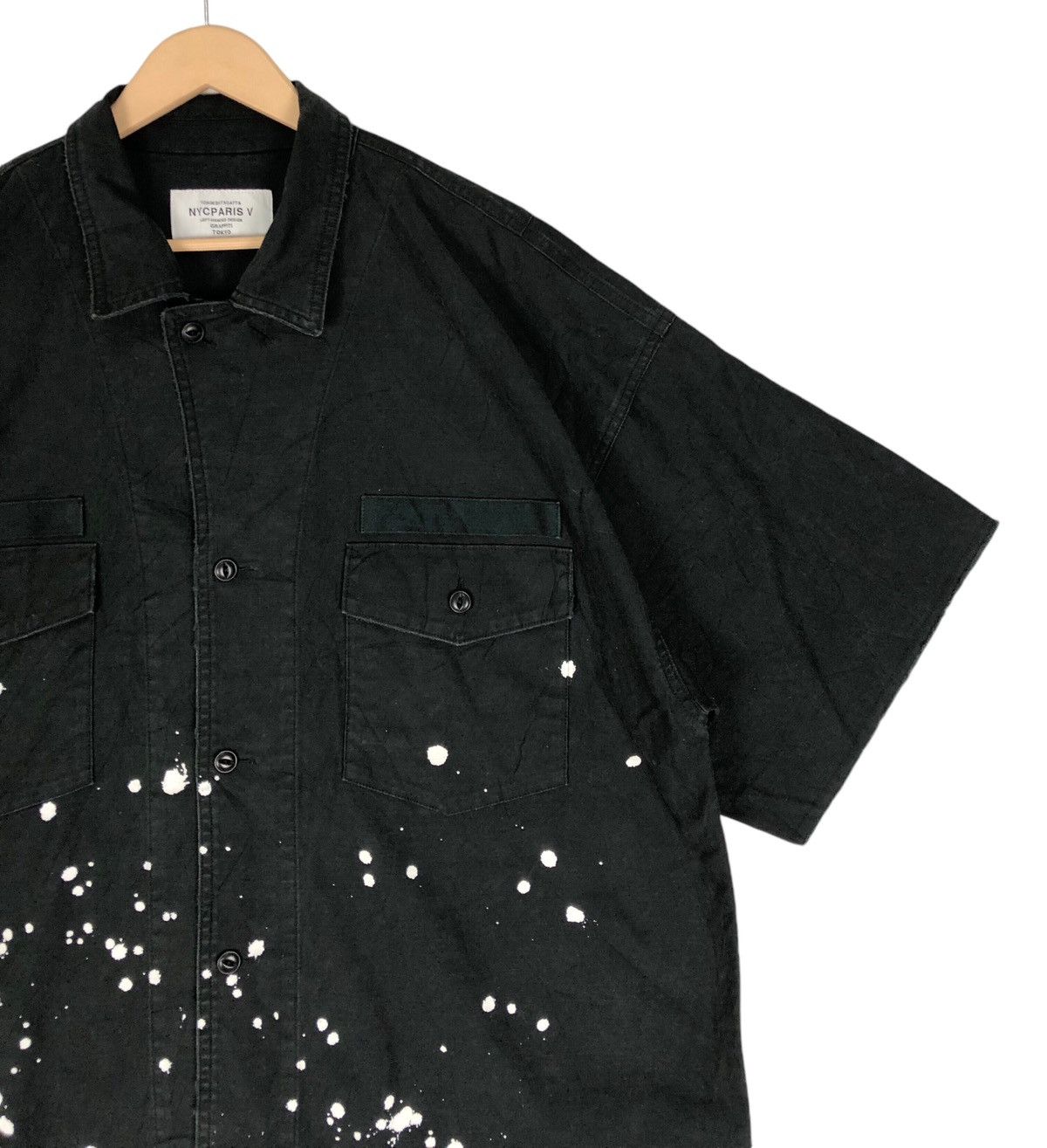 Japanese Brand Attack The Mind 7 OG Military Painting Shirt Size US XL / EU 56 / 4 - 6 Thumbnail