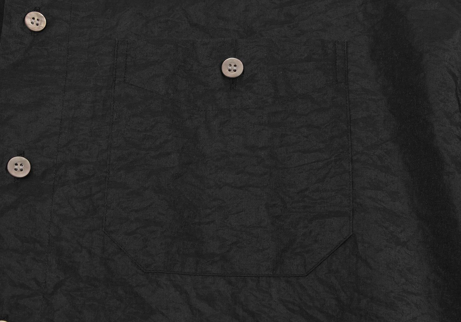 Issey Miyake Cotton Nylon Stitch Design Shirt in Black, Size L Size US L / EU 52-54 / 3 - 6 Thumbnail