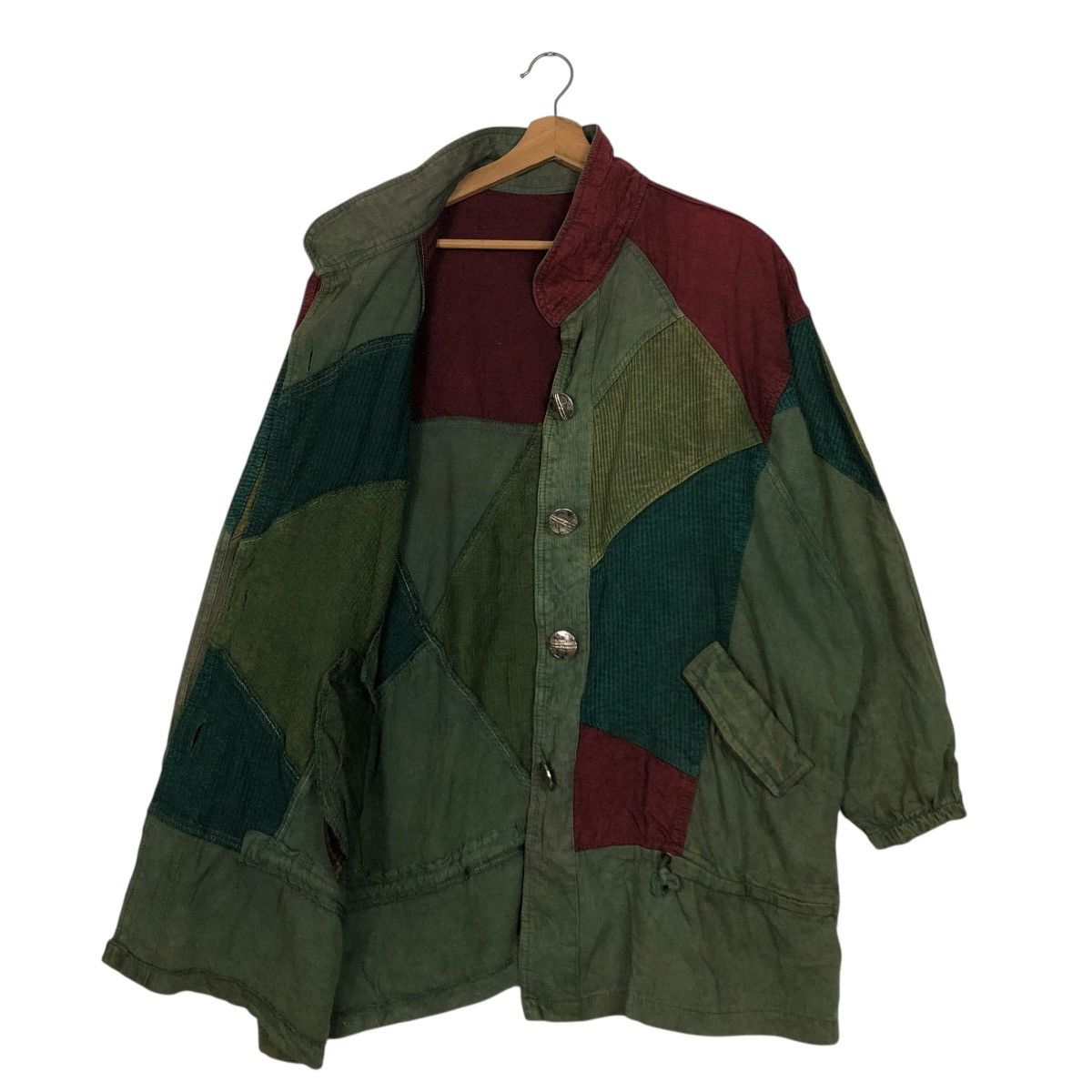 Japanese Brand 🔥VINTAGE PATCHWORK DEISGN JACKET UNBRANDED ISSEY MIYAKE Size US L / EU 52-54 / 3 - 13 Thumbnail