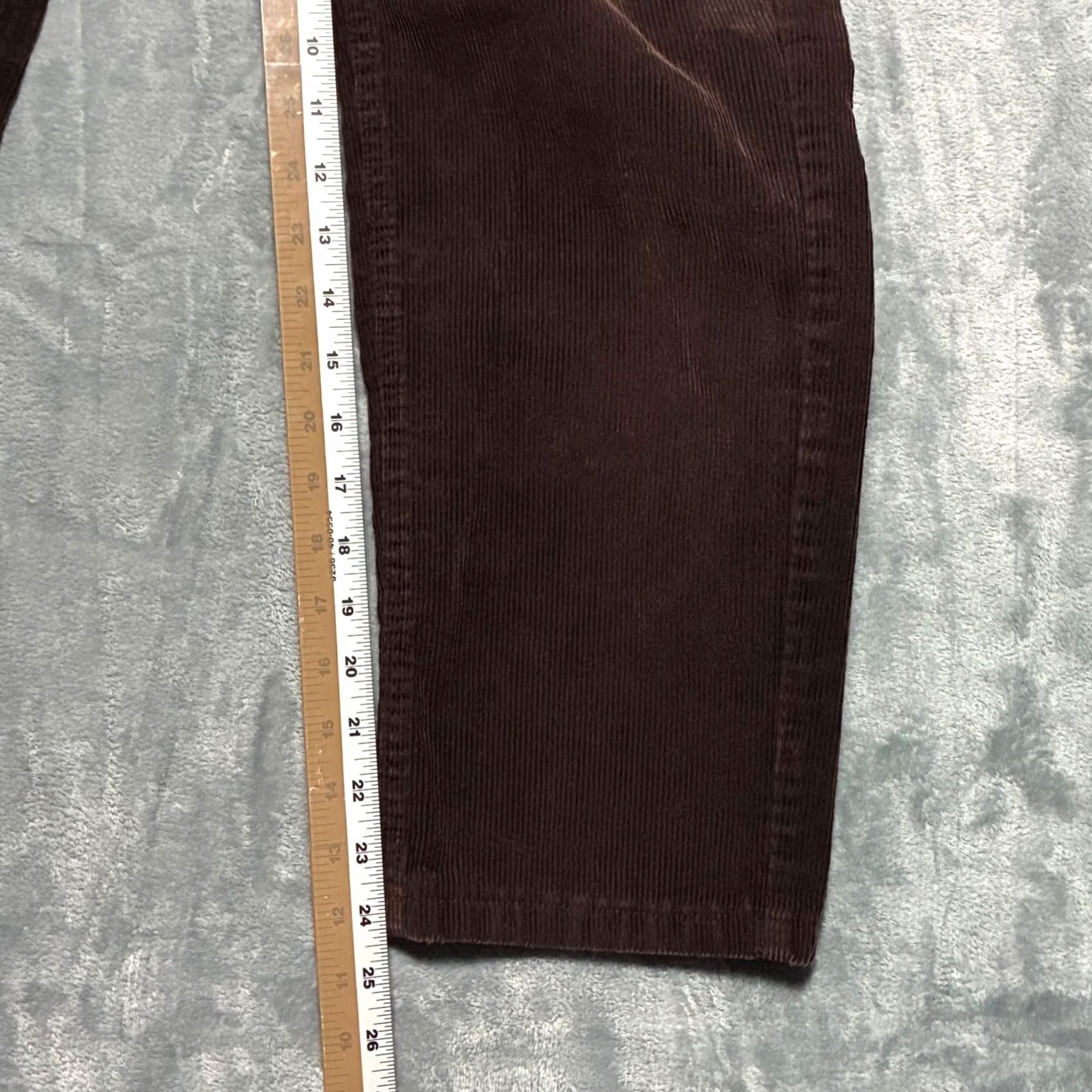 Gap VINTAGE GAP Jeans No 3 Classic Fit Brown Corduroy Cropped Fit Pants Women's 4 Size 27" / US 4 / IT 40 - 7 Thumbnail