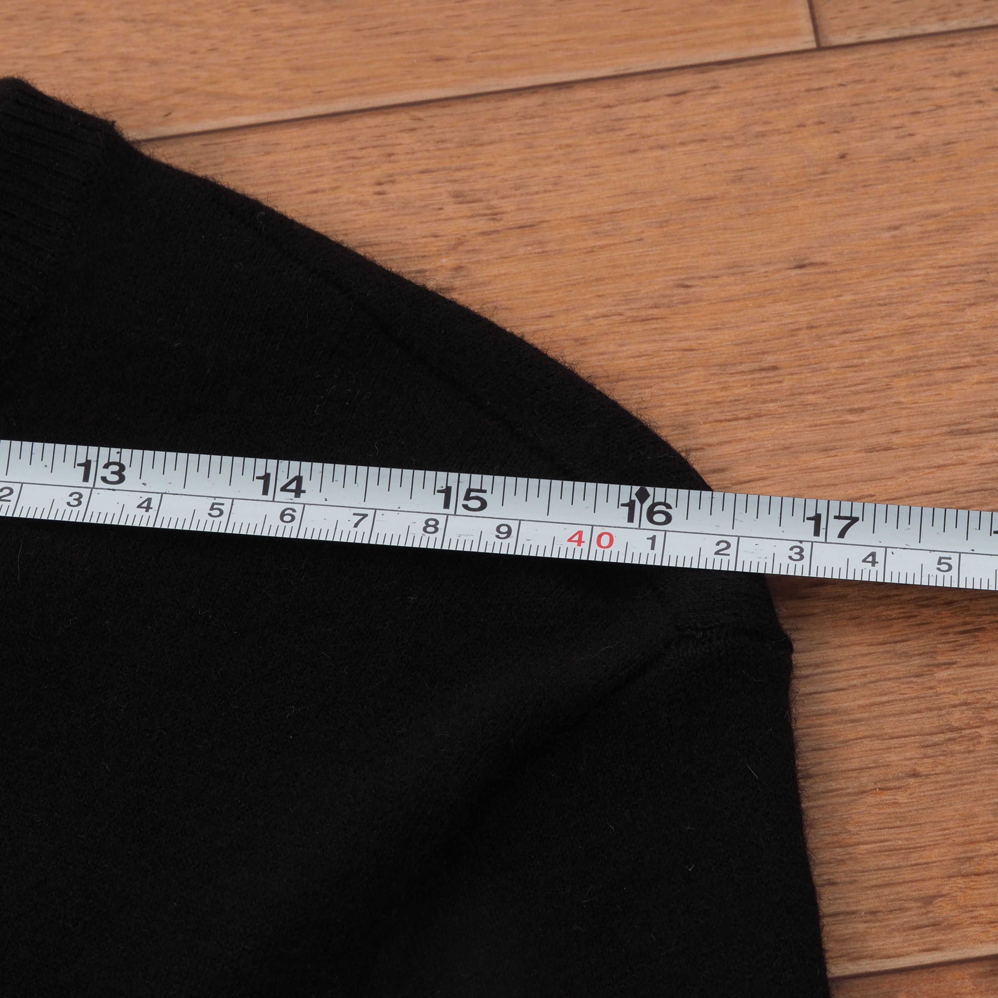 Maje Maje Women's Black Viscose Wool Long Sleeve Long Midi Dress Size M / US 6-8 / IT 42-44 - 7 Thumbnail