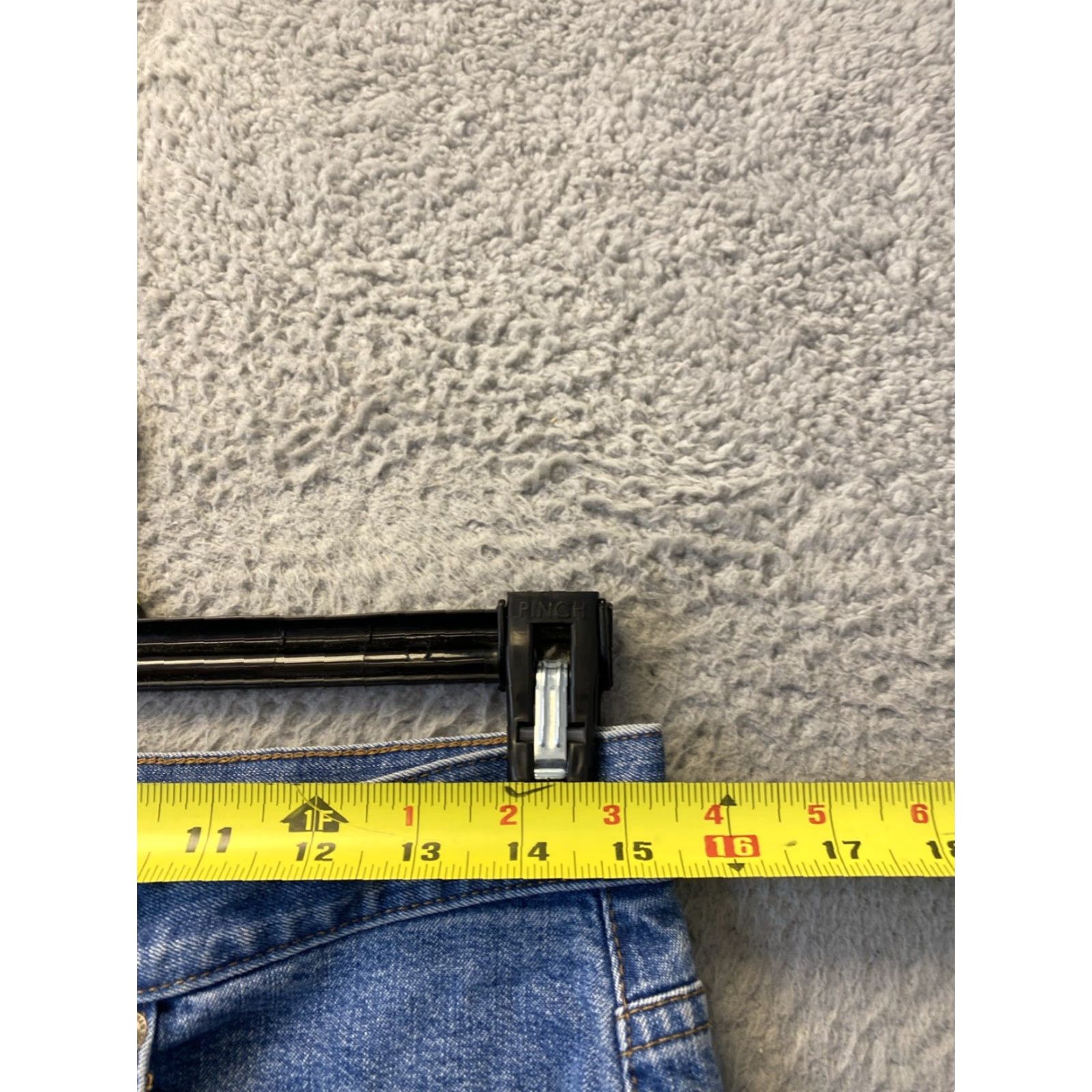 Ralph Lauren Lauren Ralph Lauren Jeans Women’s Size 6 Americana Slim Denim Blue - /159-12 Zip Denim Belted Slimming Straight 28 Inseam Pants Size 28" / US 6 / IT 42 - 4 Thumbnail