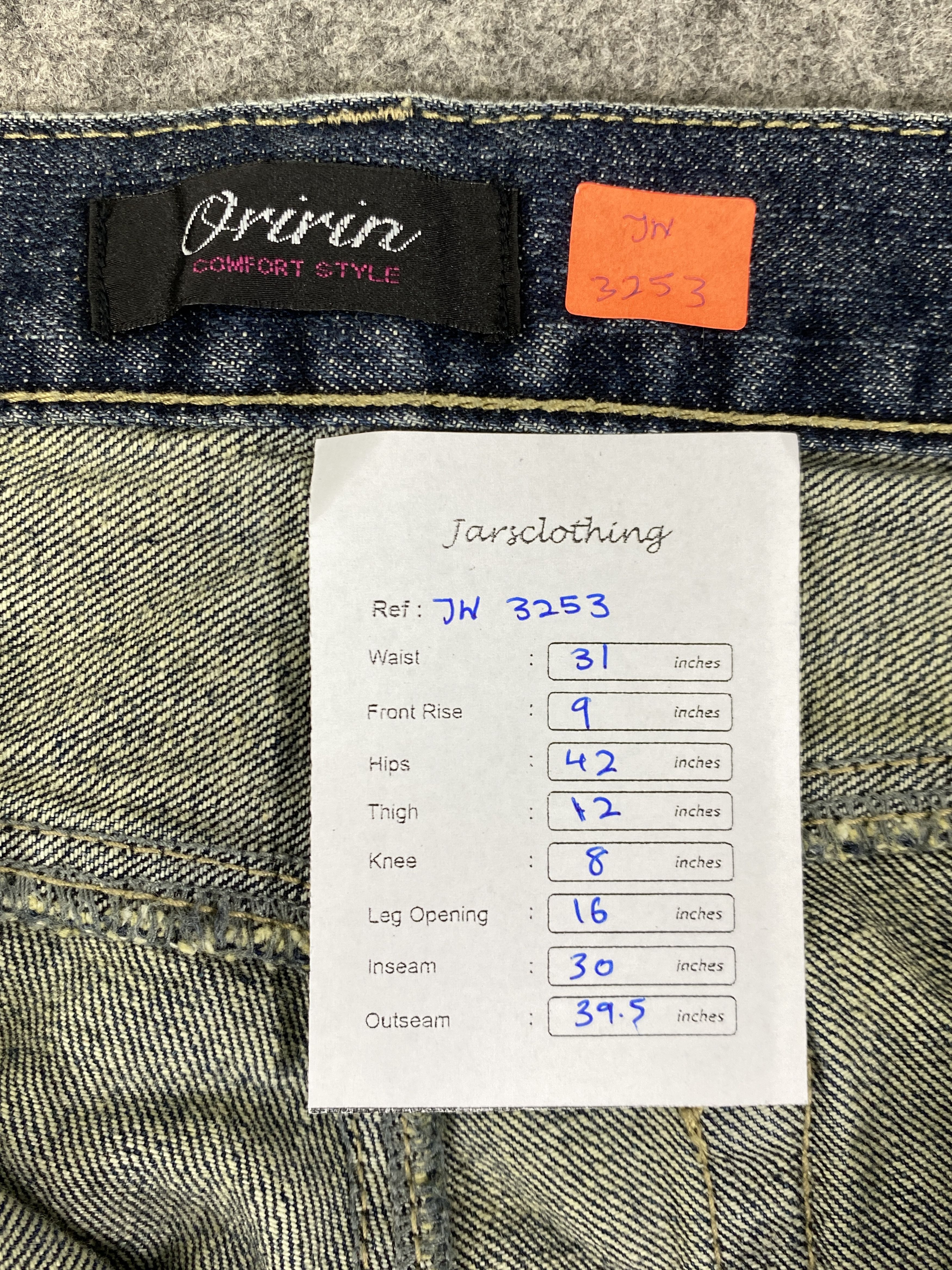 If Six Was Nine Ripped Blue Vintage Oririn Jeans 31x30 - JN3253 Size US 31 - 8 Thumbnail