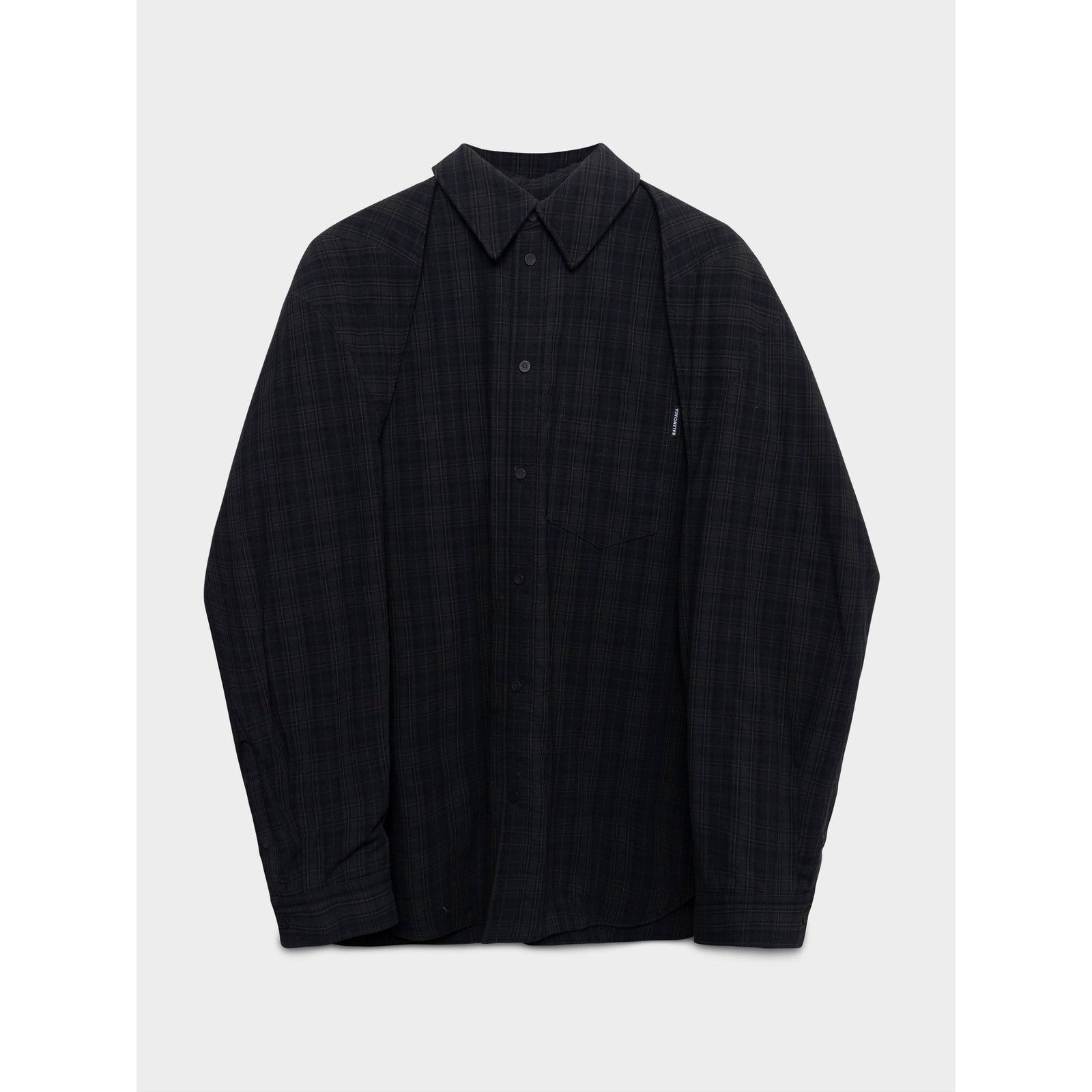 Balenciaga Cutout Flannel Size US XXS / EU 40 - 1 Thumbnail